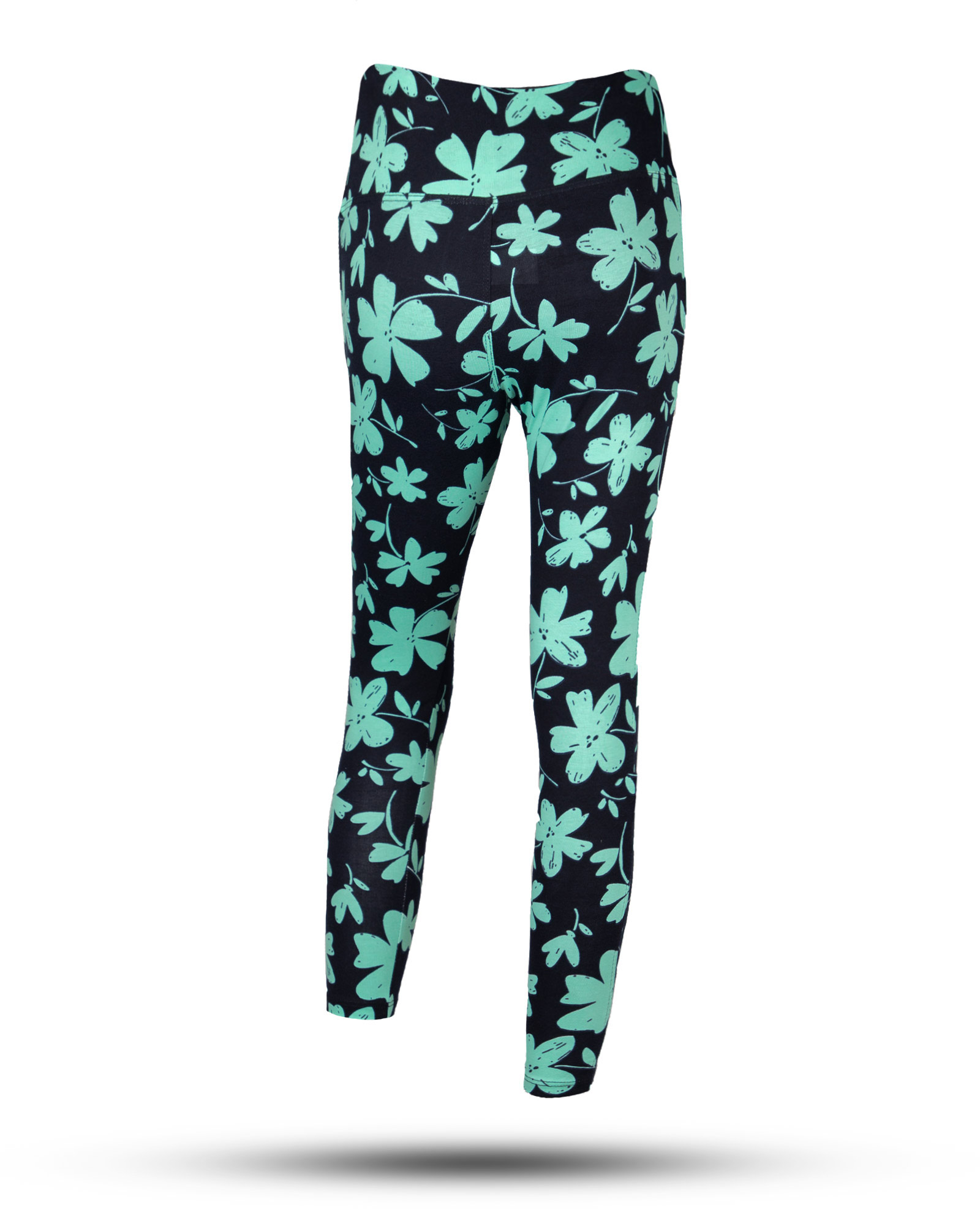 شلوار نخی زنانه 1238- سبز آبی روشن (2)