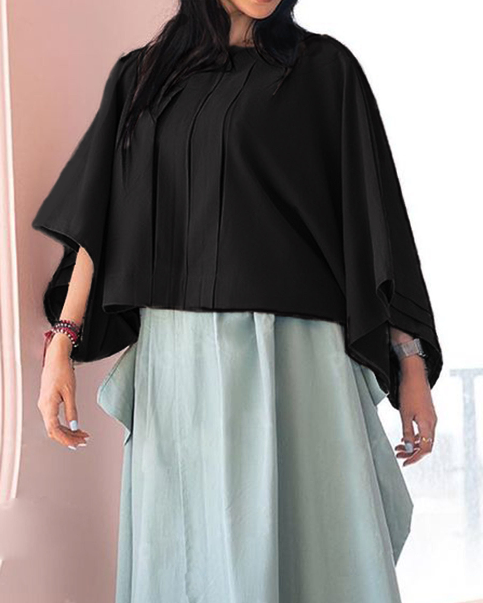 شومیز زنانه 030058- مشکی (3)