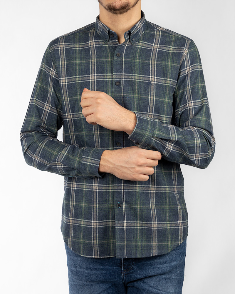 پیراهن مردانه پشمی VK990741 (9)