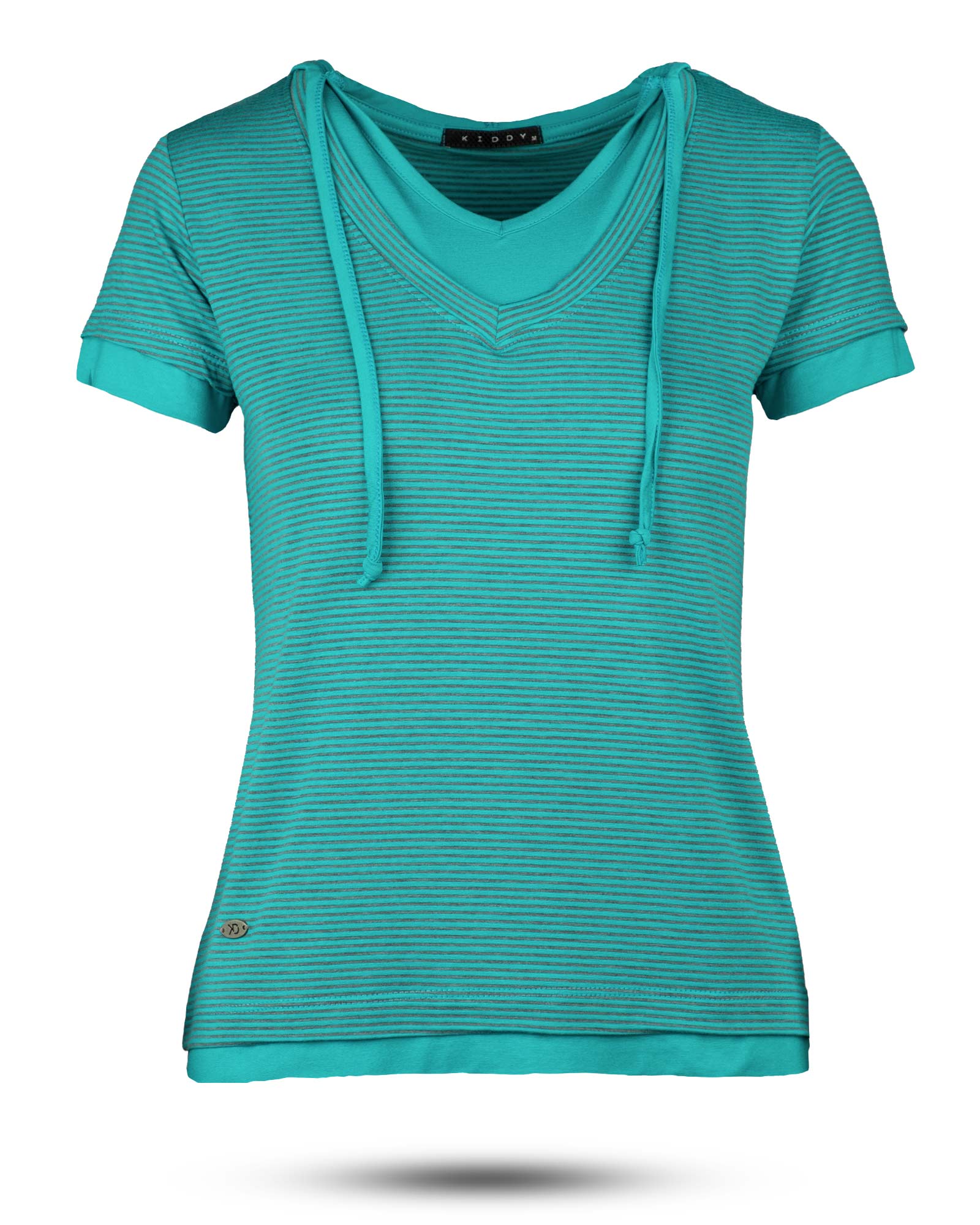 تیشرت زنانه 1295- فیروزه ای (3)