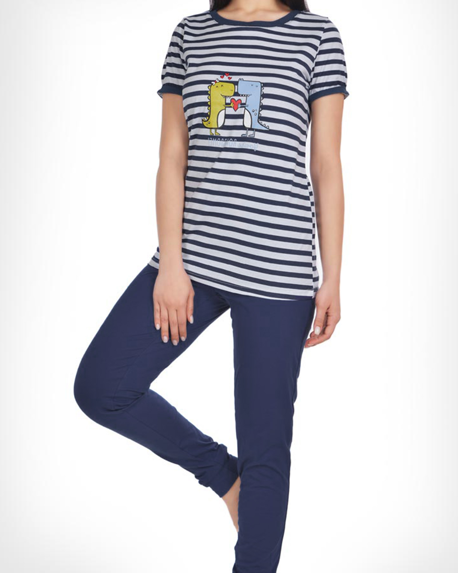 ست تیشرت و شلوار زنانه 0784 (1)