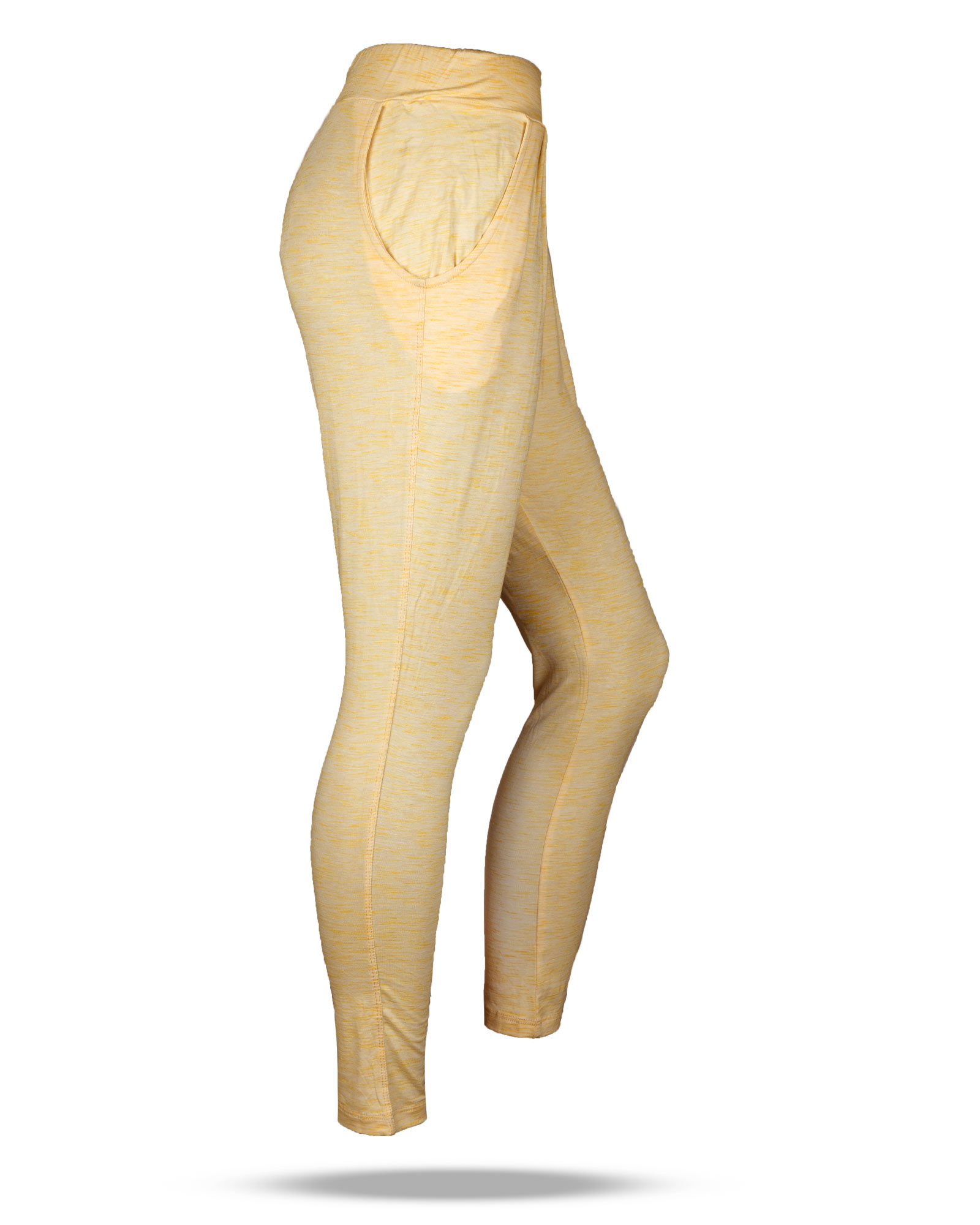 شلوار راحتی زنانه 1172- لیمویی (2)