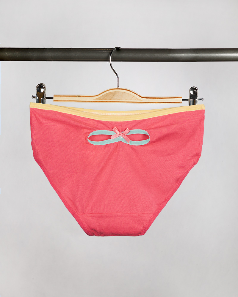 شورت زنانه W28-T4- صورتی تیره (1)