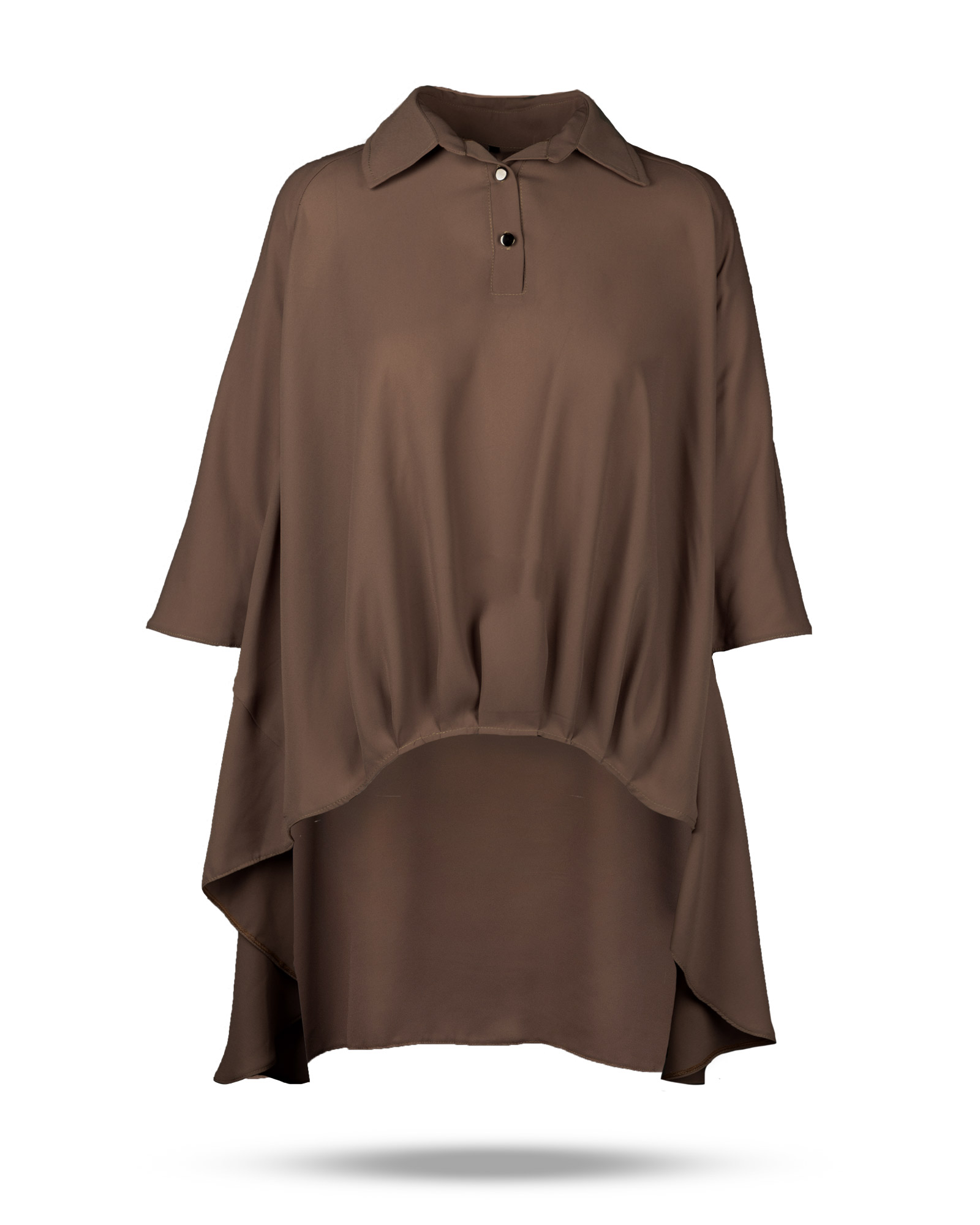 شومیز زنانه 030059- خاکی (3)