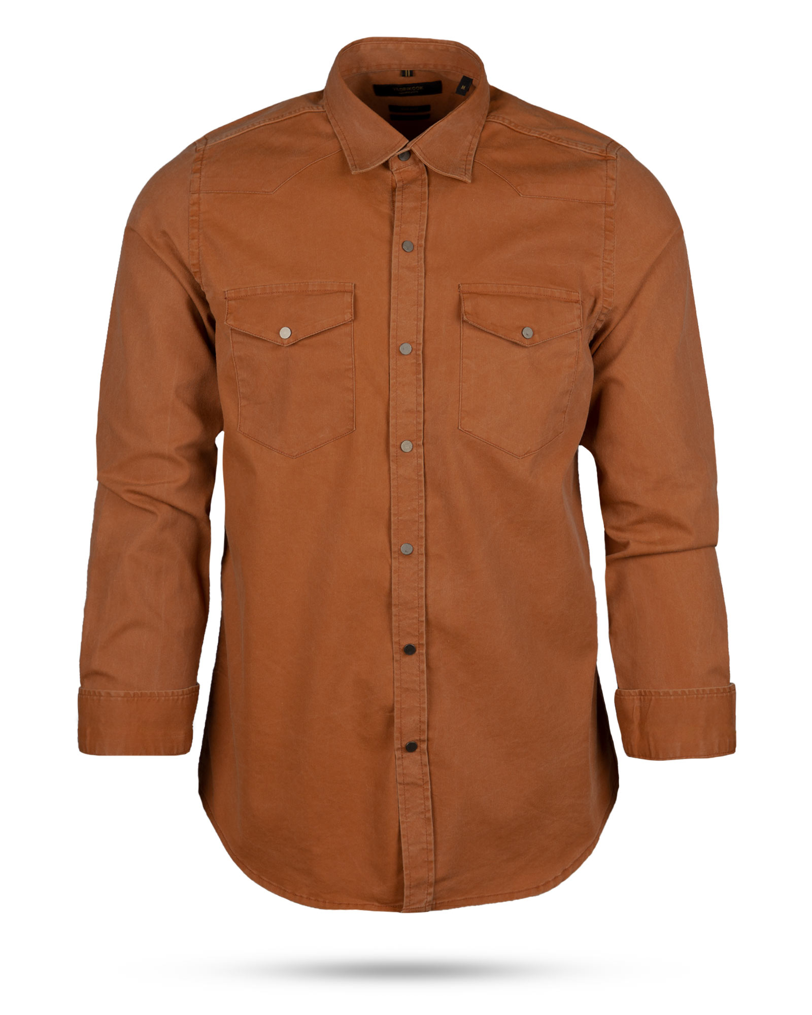 پیراهن مردانه VK9916258- قرمز نارنجی (2)