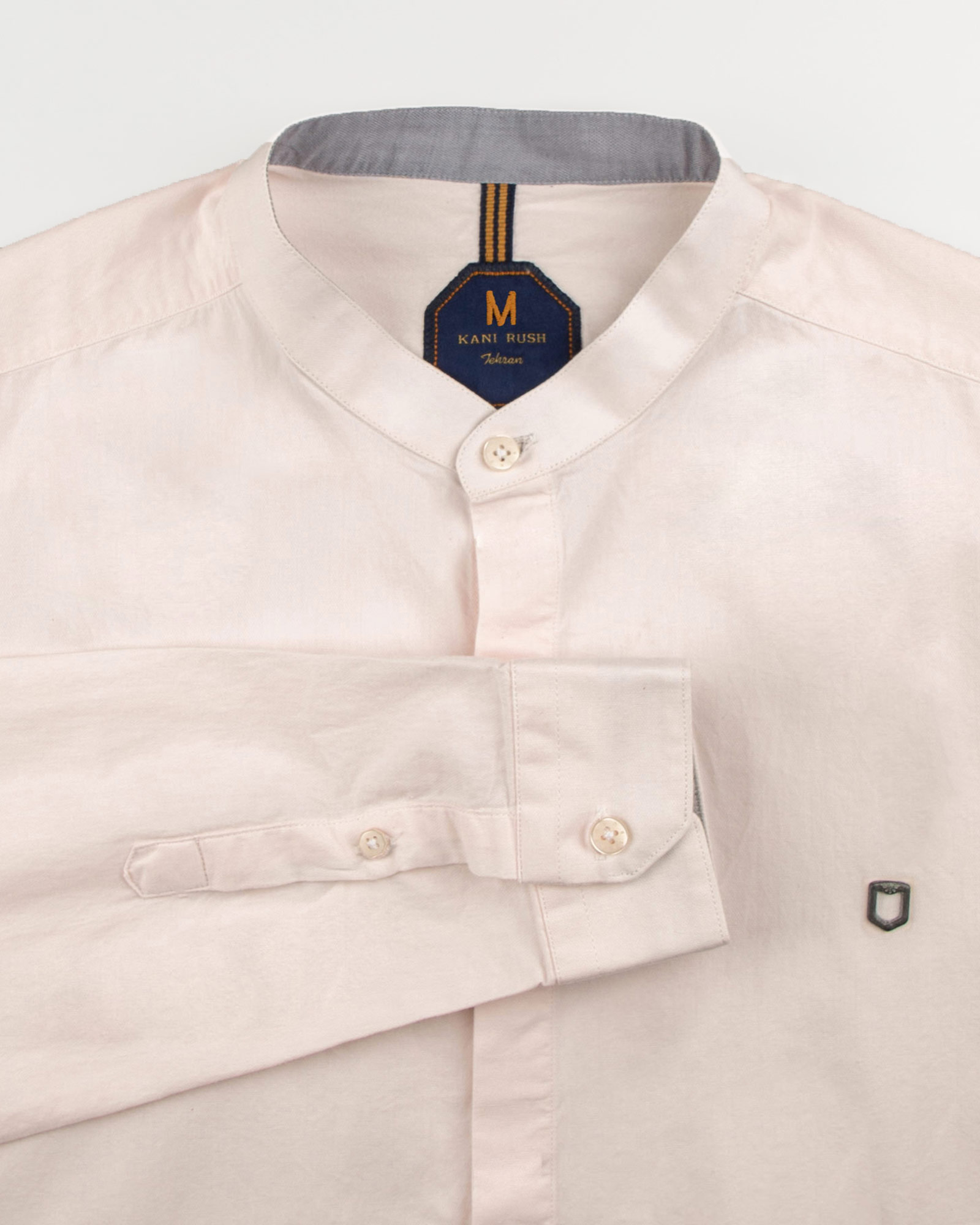 پیراهن نخی مردانه 1197- صورتی پاستیلی (11)