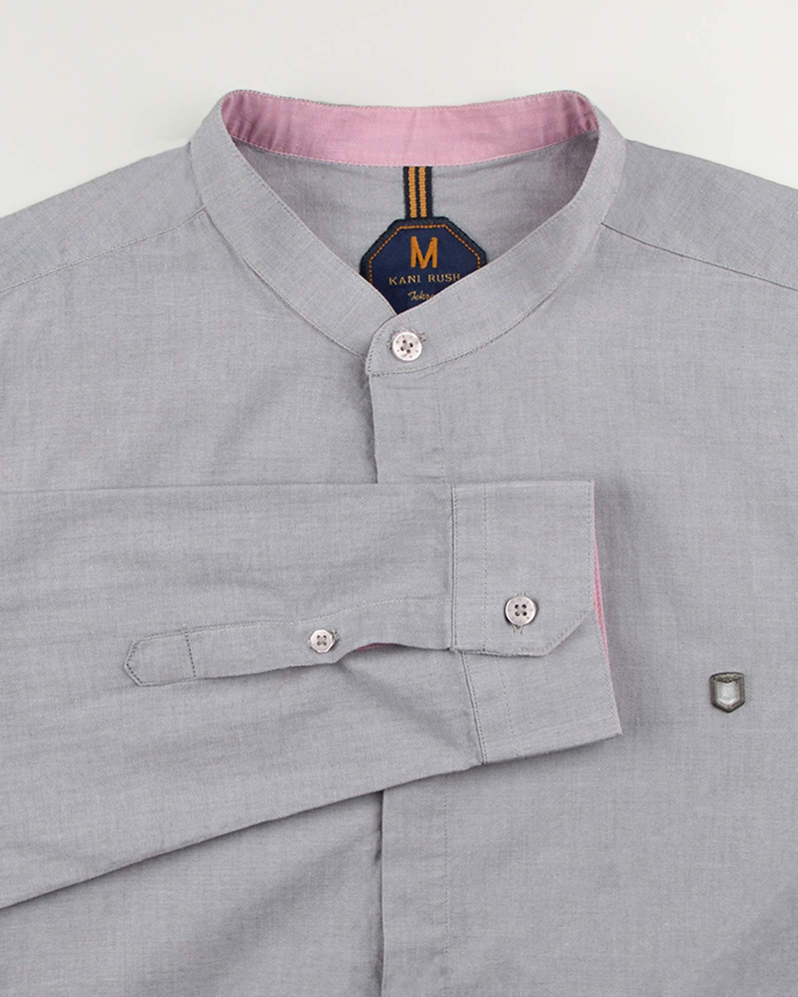 پیراهن نخی مردانه 1197- طوسی (11)