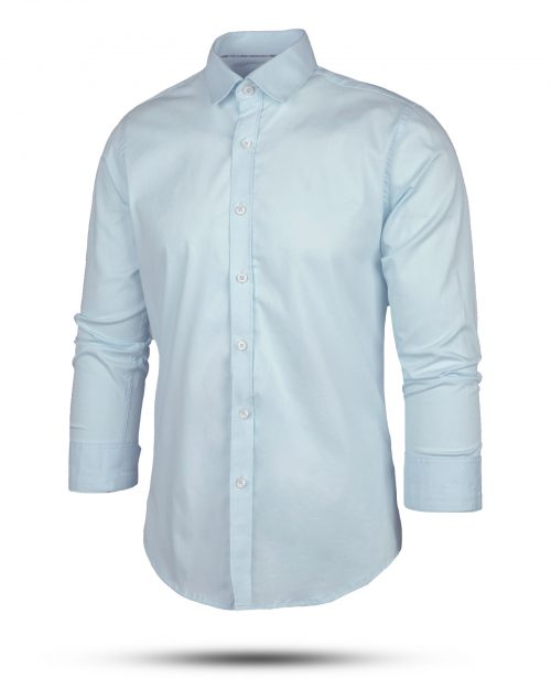 پیراهن کتان مردانه VK9915- آبی یخی (7)
