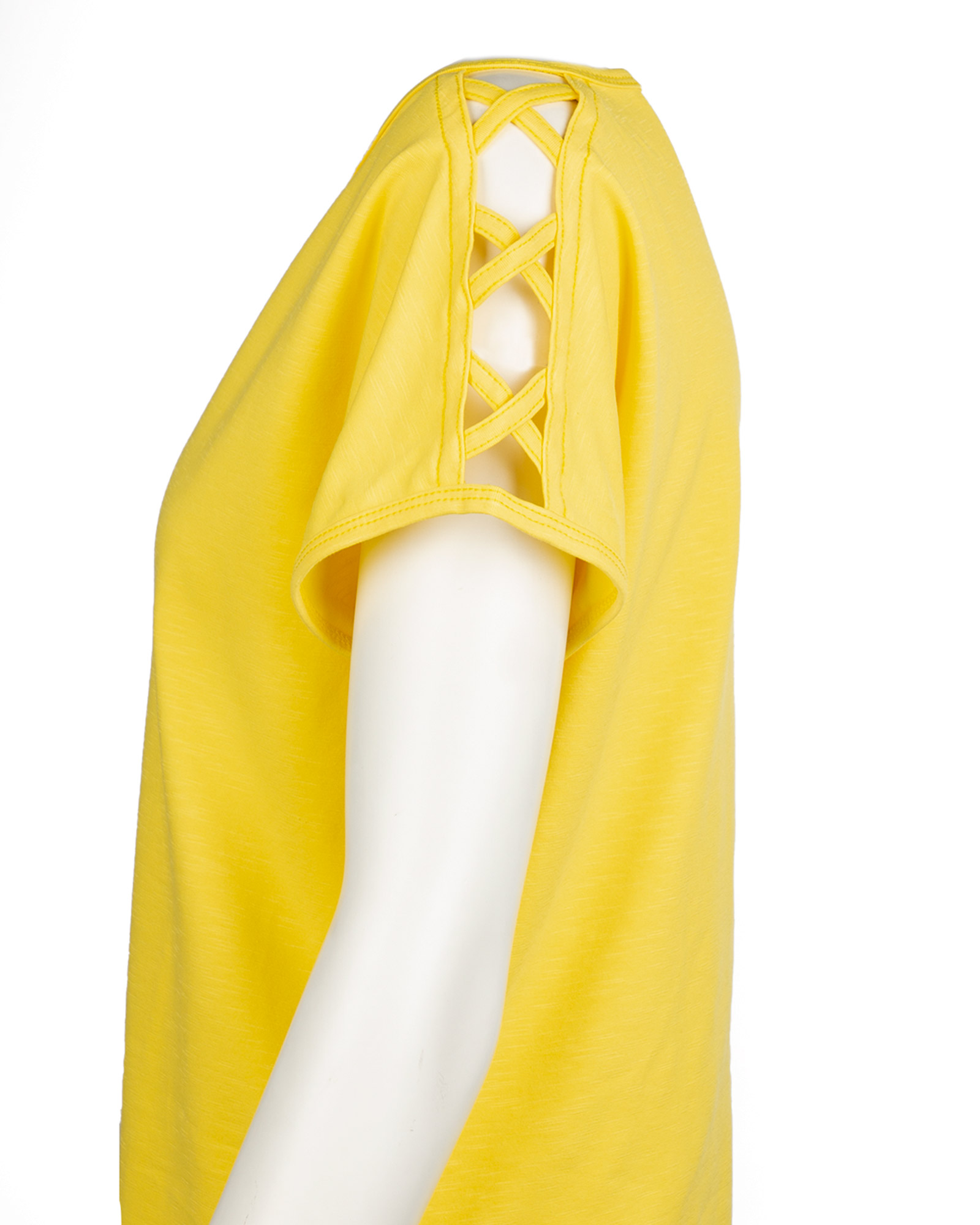 تیشرت دخترانه 0707- - زرد (3)