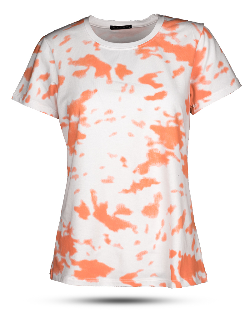 تیشرت زنانه 1292- نارنجی (1)