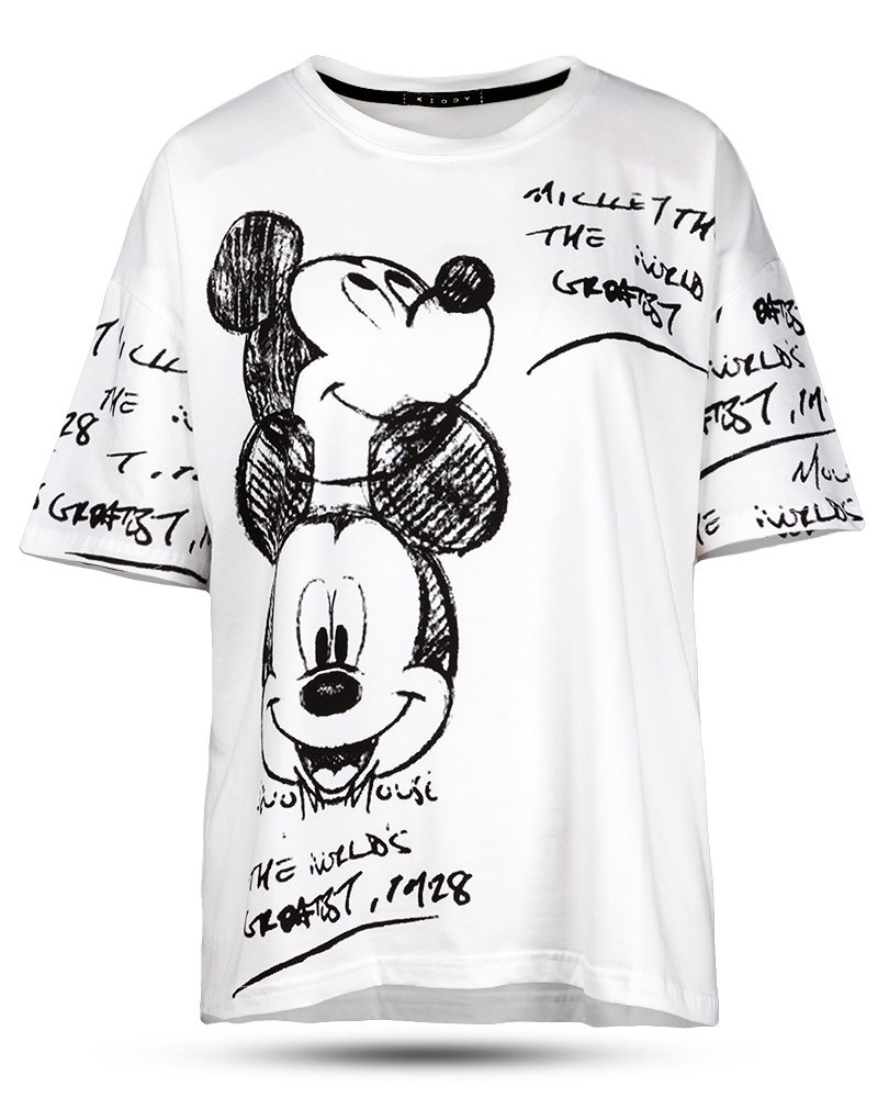 تیشرت زنانه 1293- مشکی (1)