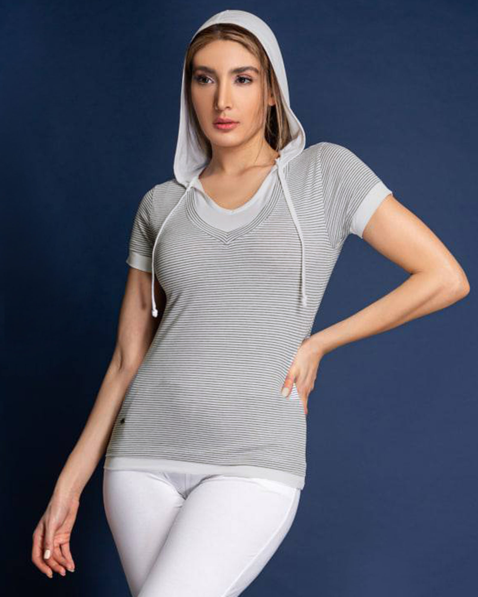 تیشرت زنانه 1295- سفید (3)