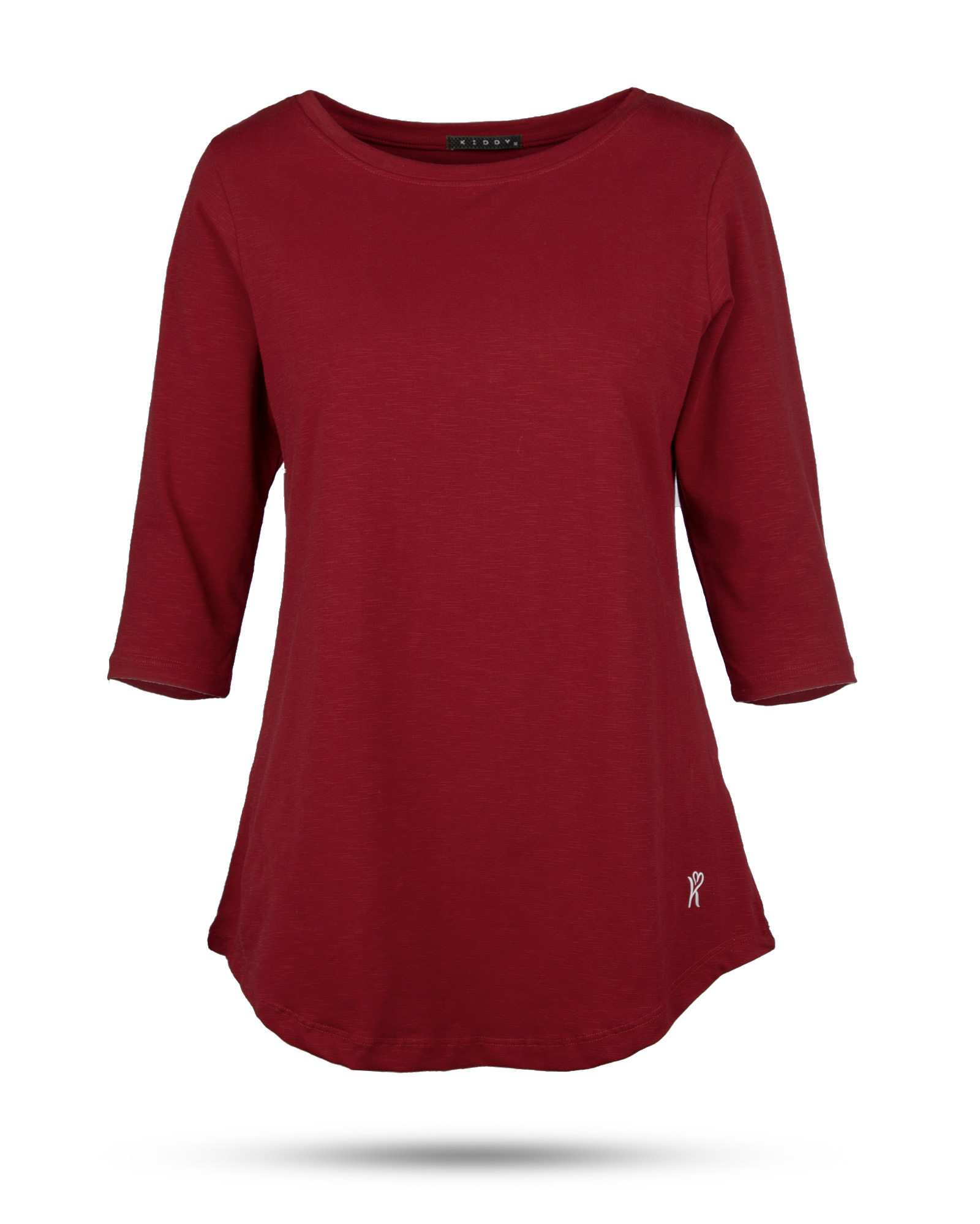 تیشرت زنانه 1306- عنابی (7)