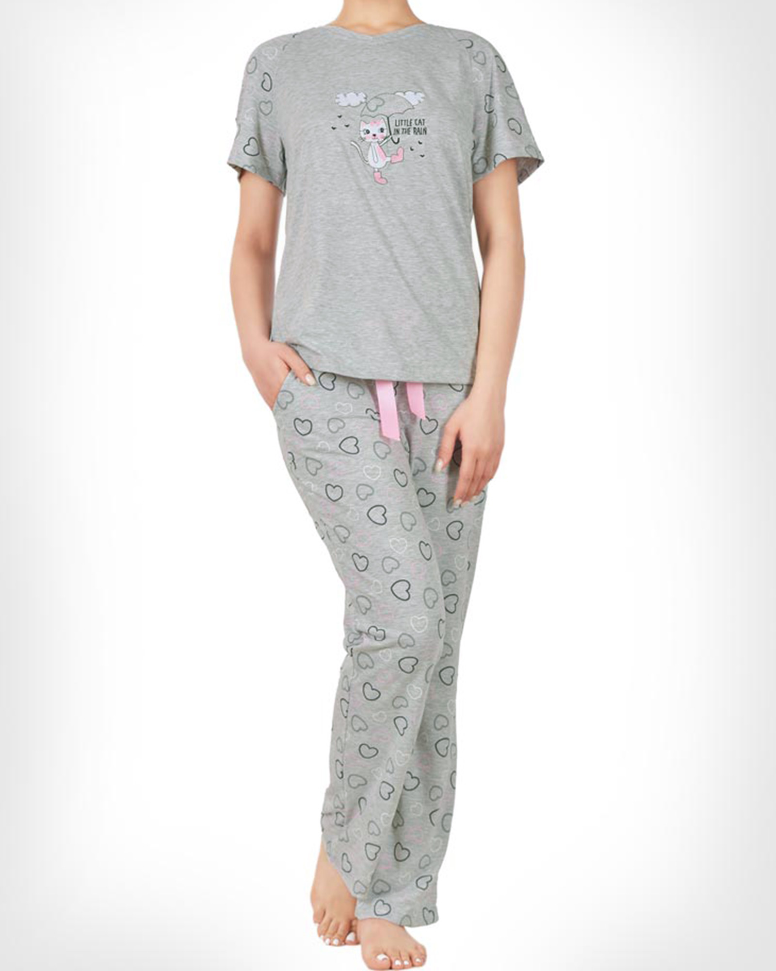 ست تیشرت و شلوار زنانه 0795 (5)