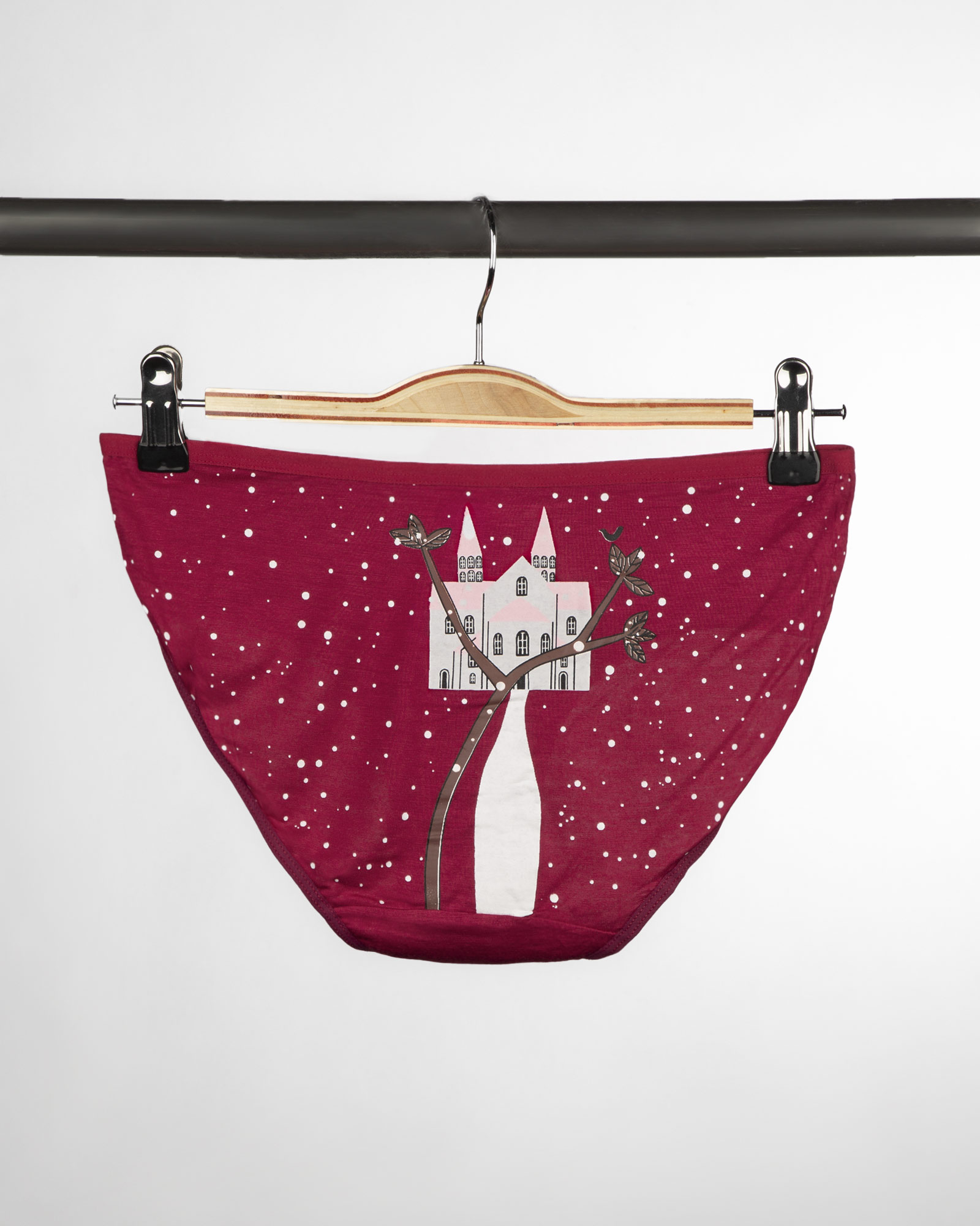 شورت زنانه W28-T10- زرشکی (2)