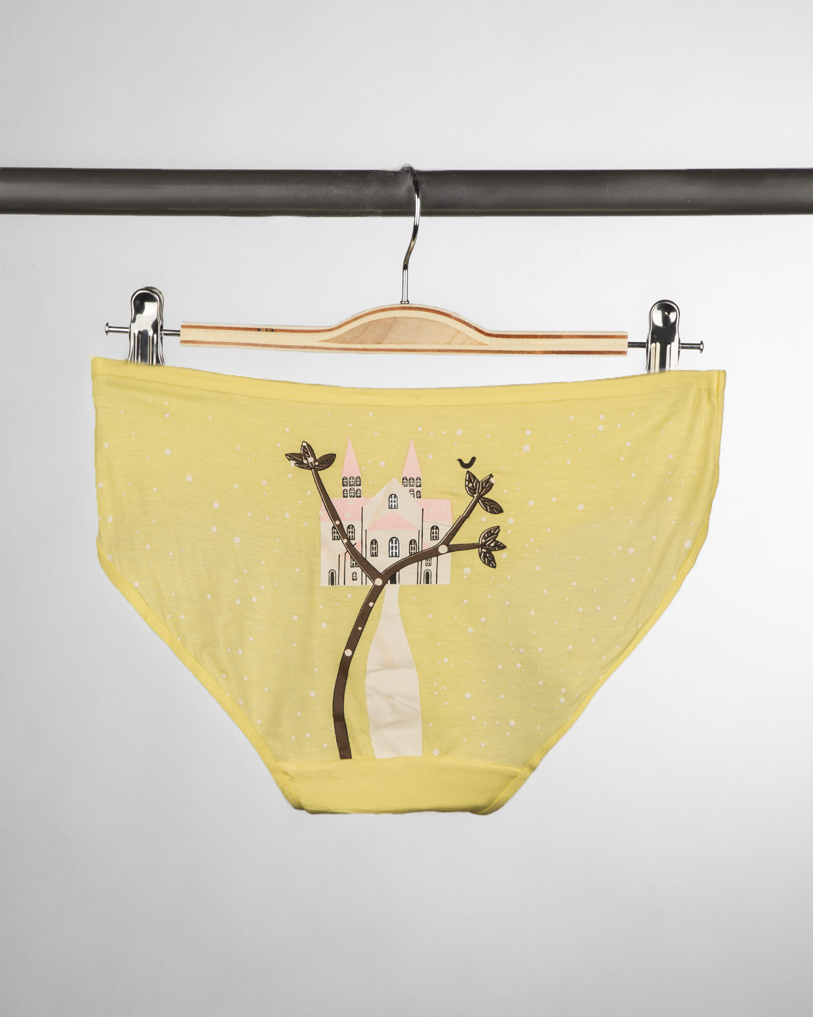 شورت زنانه W28-T10- لیمویی (2)