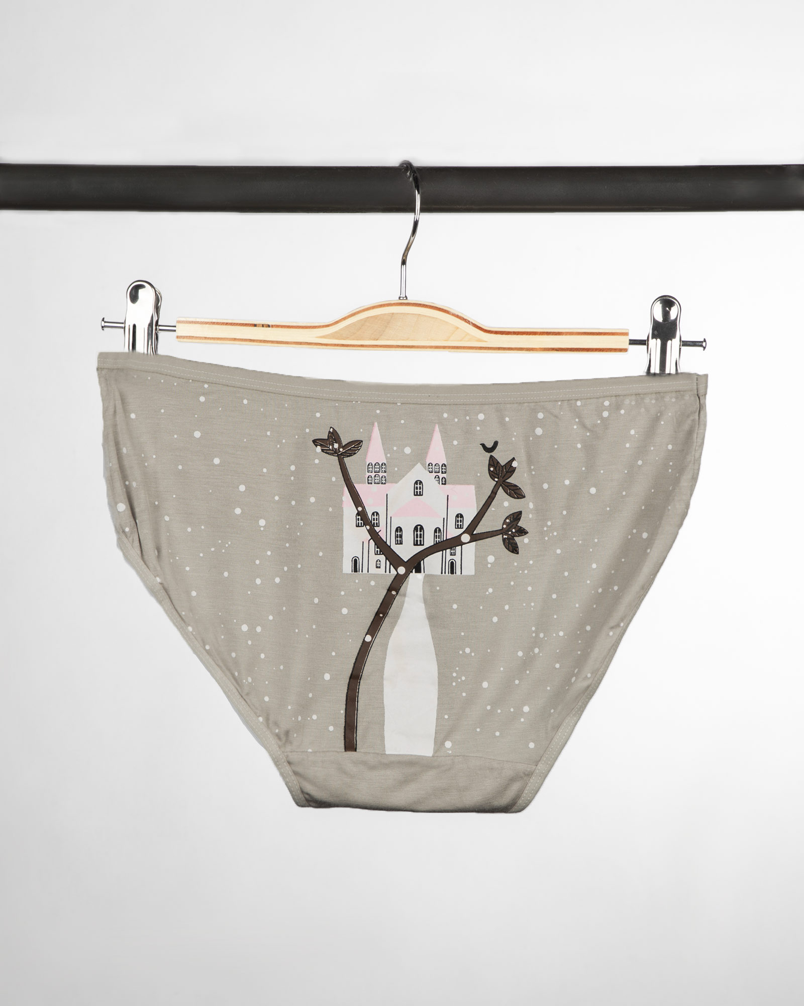 شورت زنانه W28-T10- ملانژ (2)