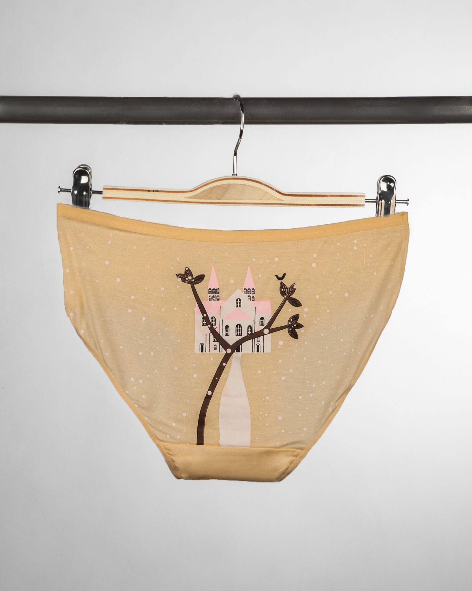 شورت زنانه W28-T10- نخودی (3)