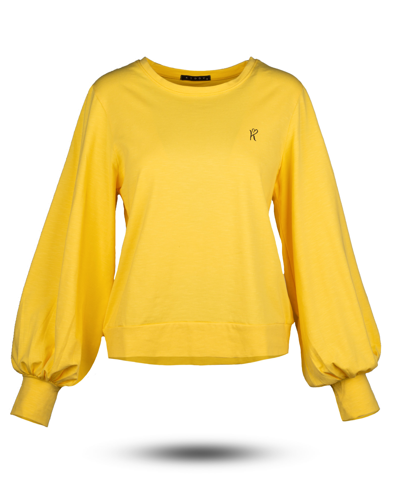 بلوز زنانه 1307- زرد (2)