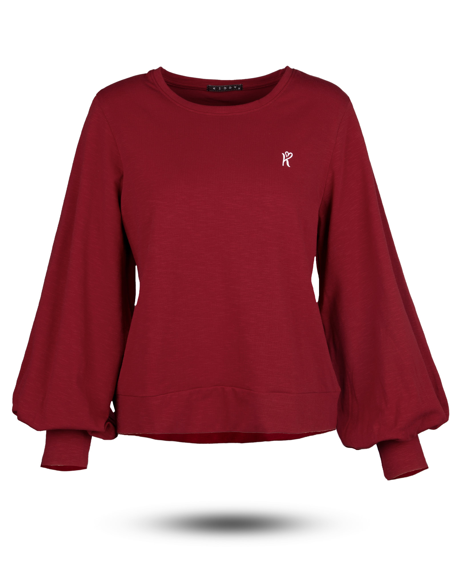 بلوز زنانه 1307- عنابی (1)