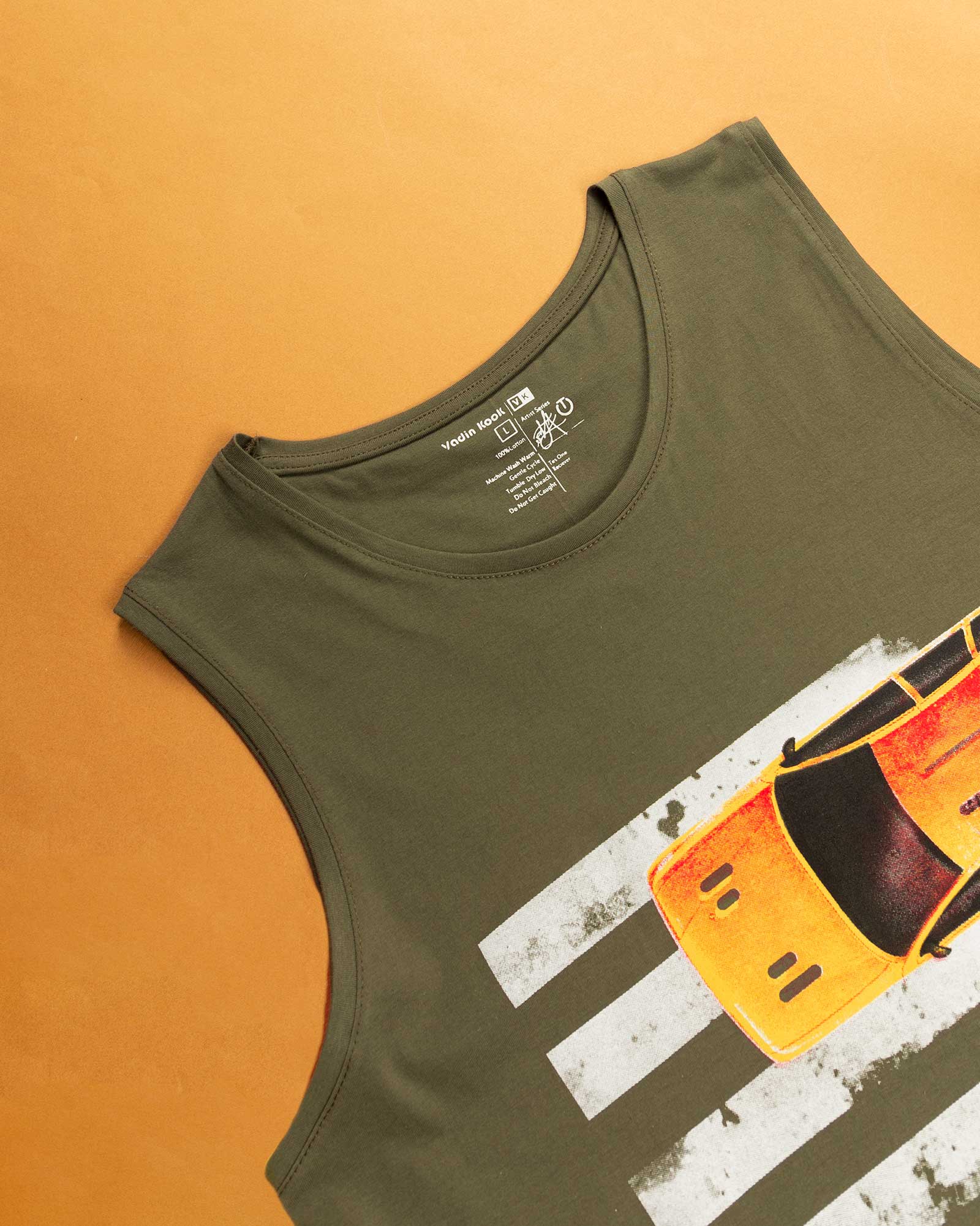 تاپ مردانه VKC135-T4- سبز ارتشی (3)