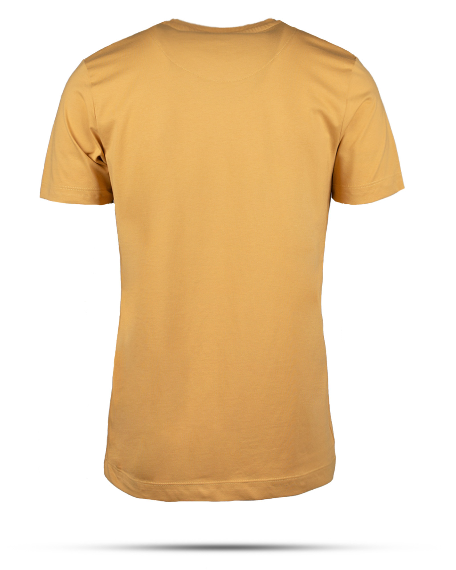 تیشرت نخی مردانه RVK198-T3- زرد (2)