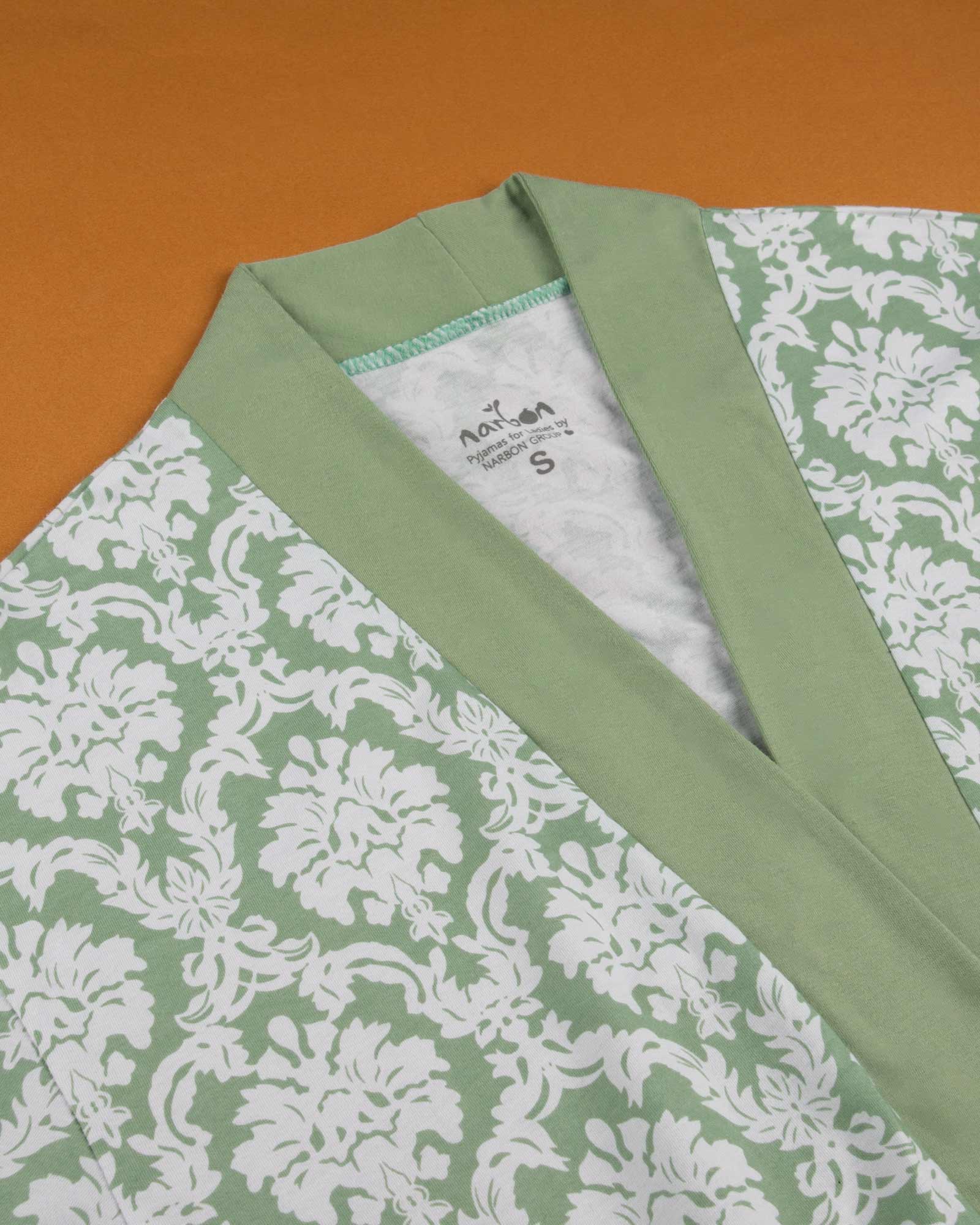 ربدوشامبر زنانه 0720- سبز (2)