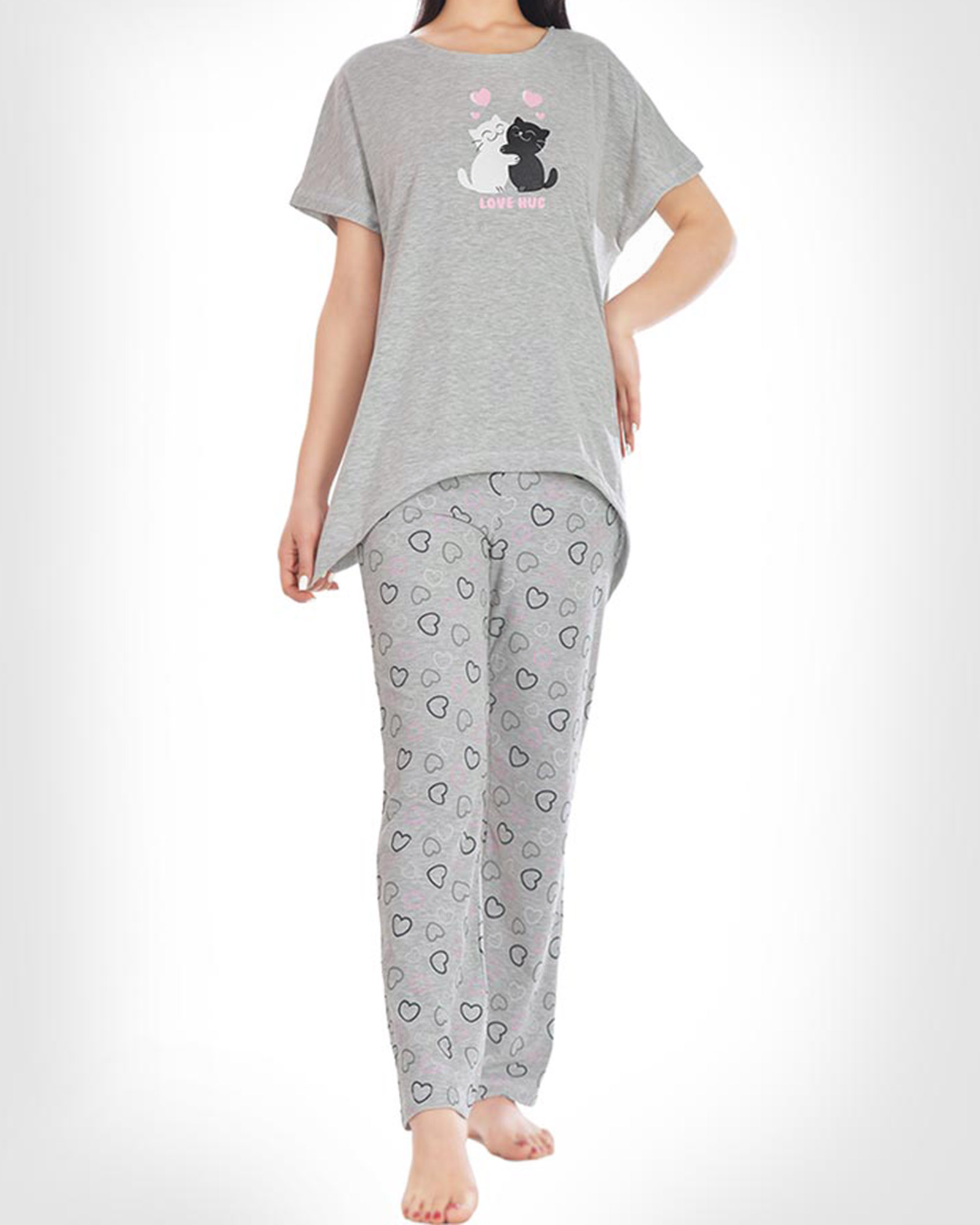 ست تیشرت و شلوار زنانه 0745 (5)