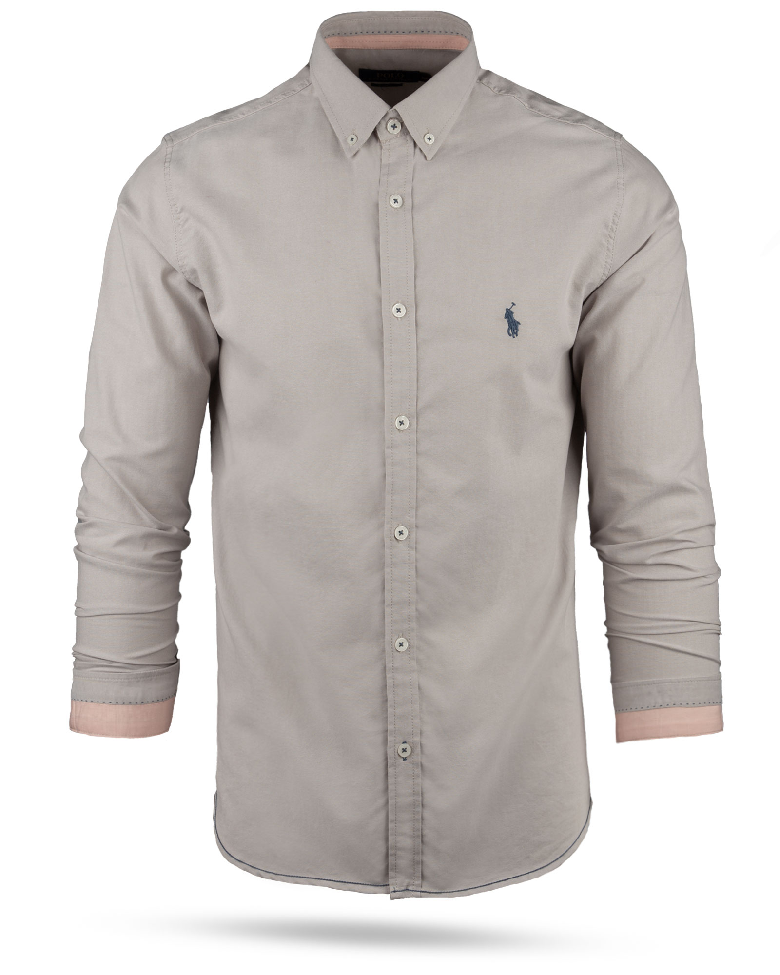 پیراهن مردانه 11031-T21- خاکستری محو (6)