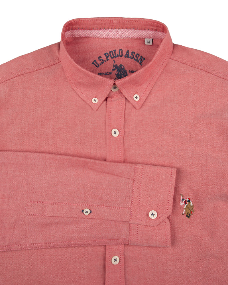 پیراهن مردانه 11031-T21- صورتی (2)