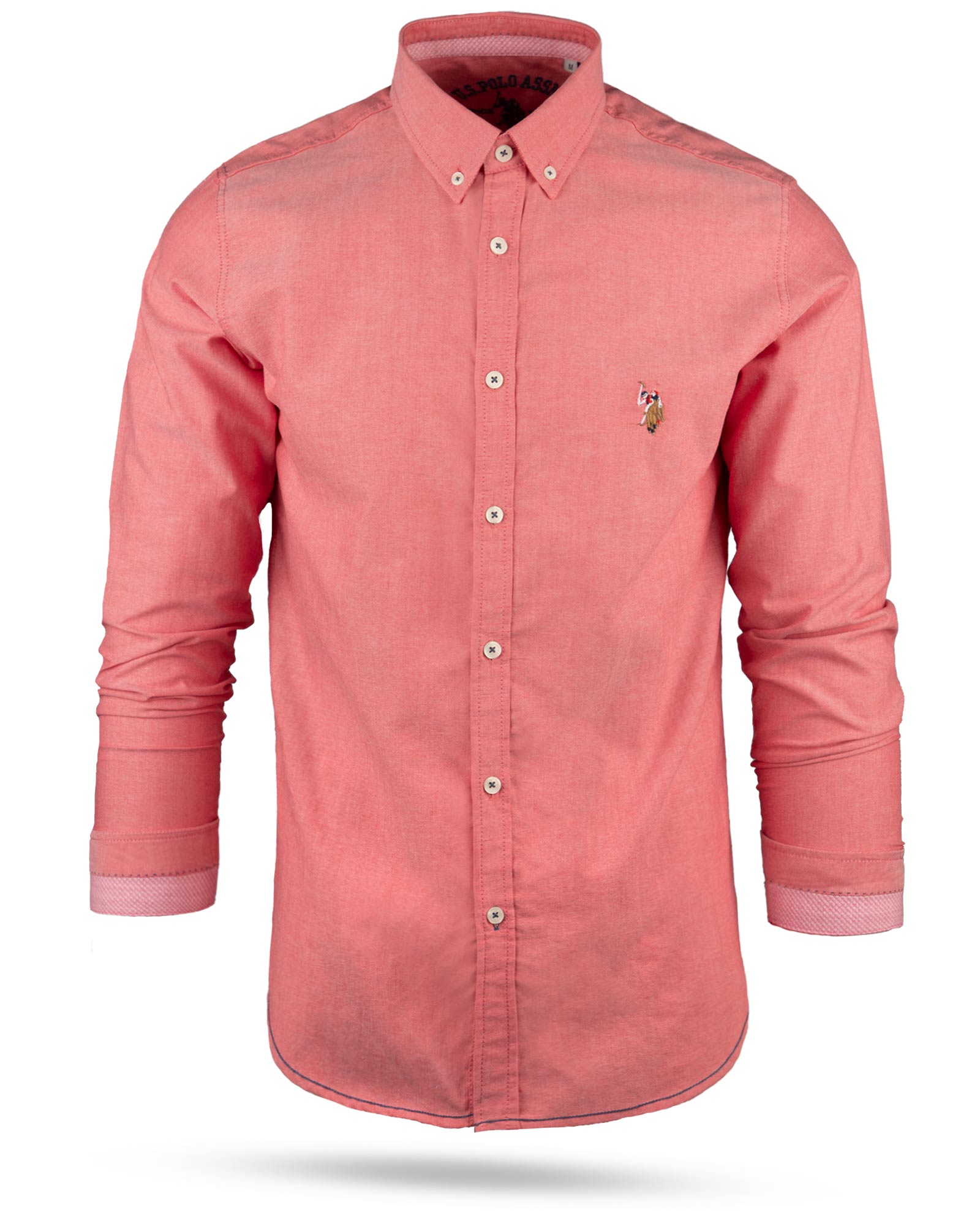 پیراهن مردانه 11031-T21- صورتی (3)