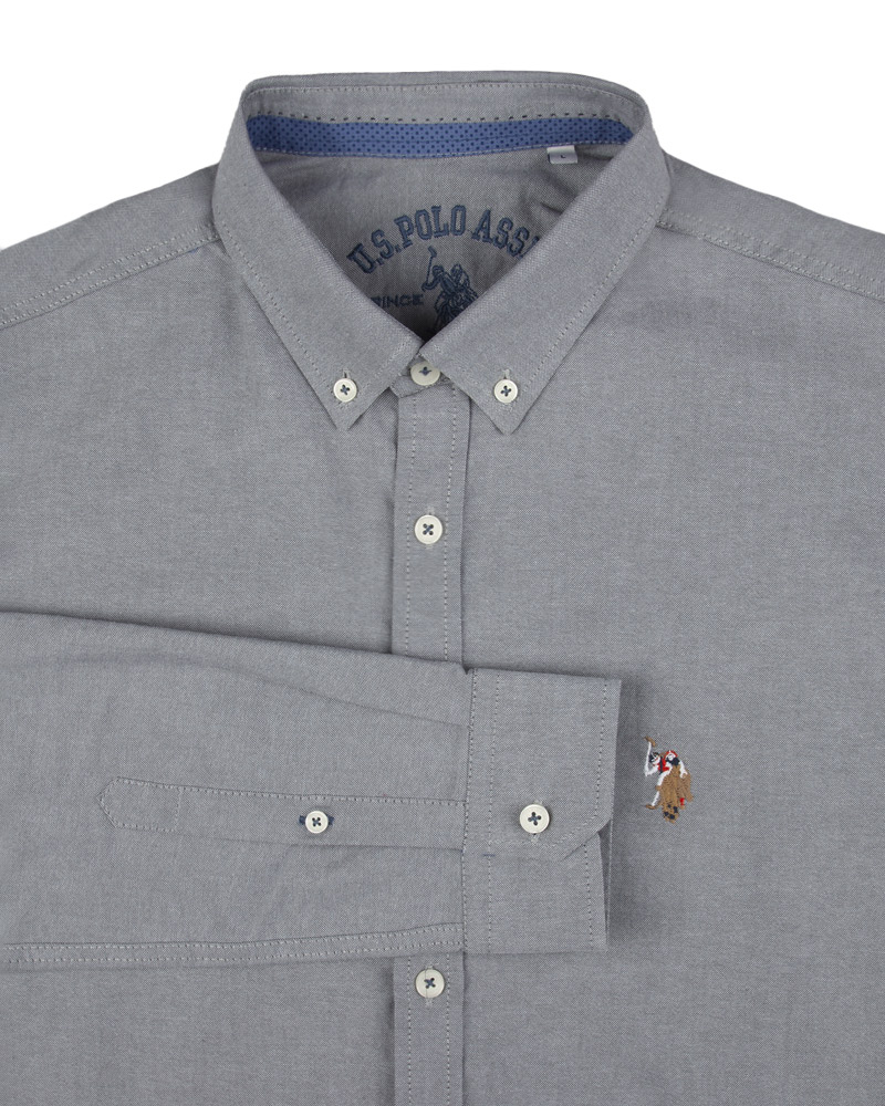 پیراهن مردانه 11031-T21- طوسی کمرنگ (4)