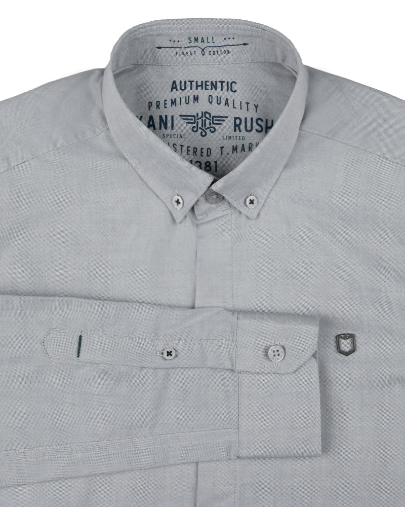 پیراهن مردانه 4401- طوسی کمرنگ (2)