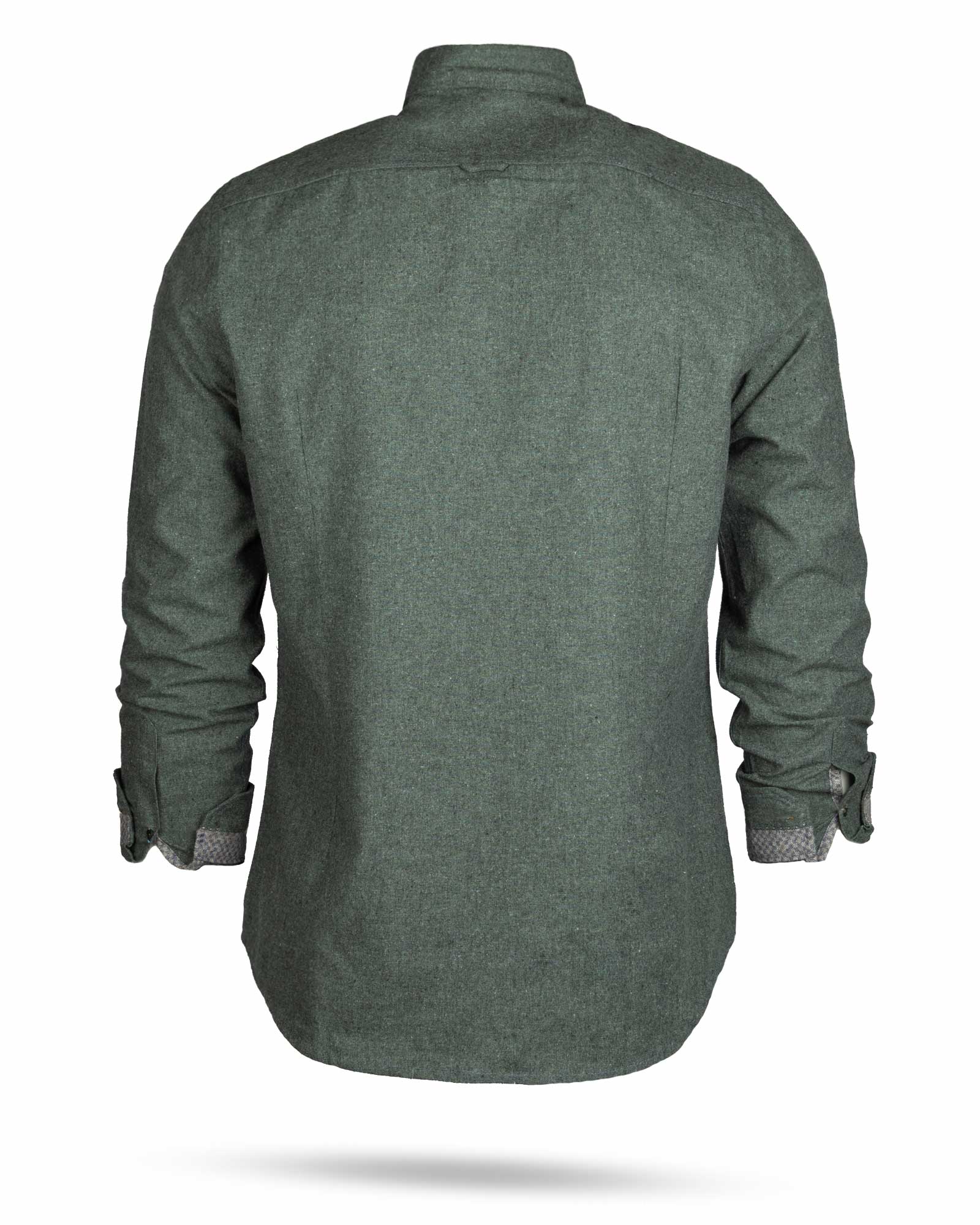 پیراهن مردانه VK9910- یشمی ملانژ (7)