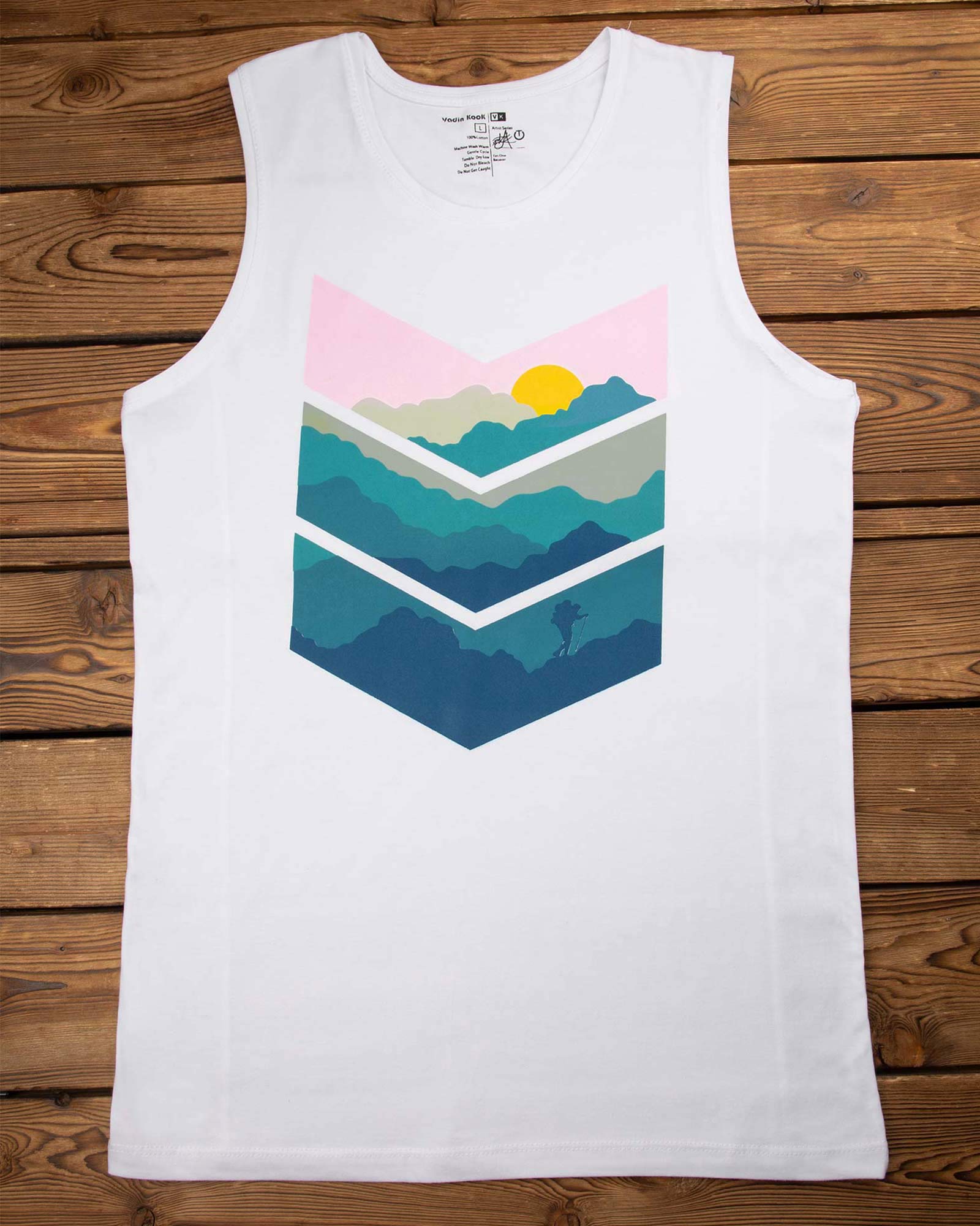 تاپ مردانه VKC135-T2- سفید (11)