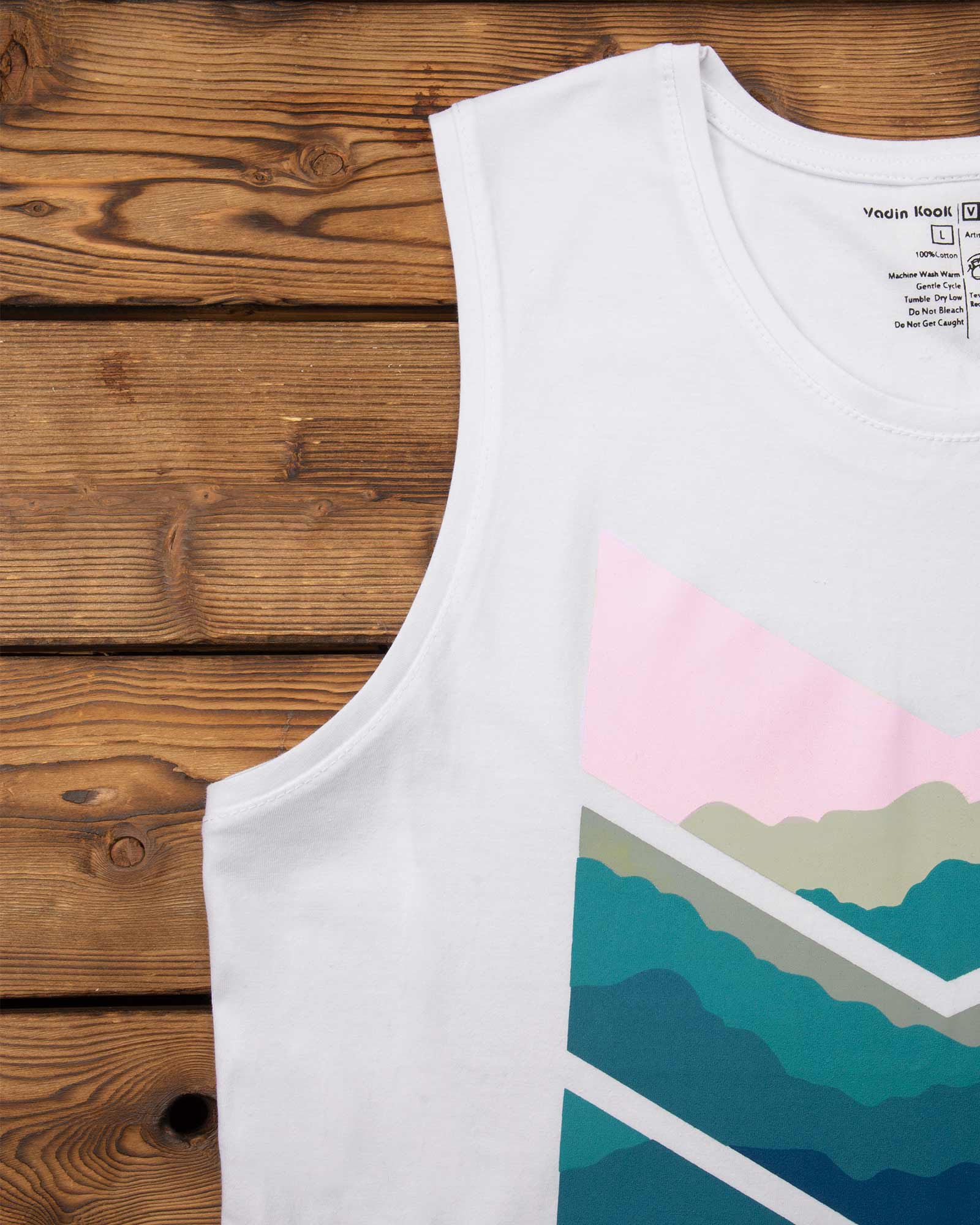 تاپ مردانه VKC135-T2- سفید (2)