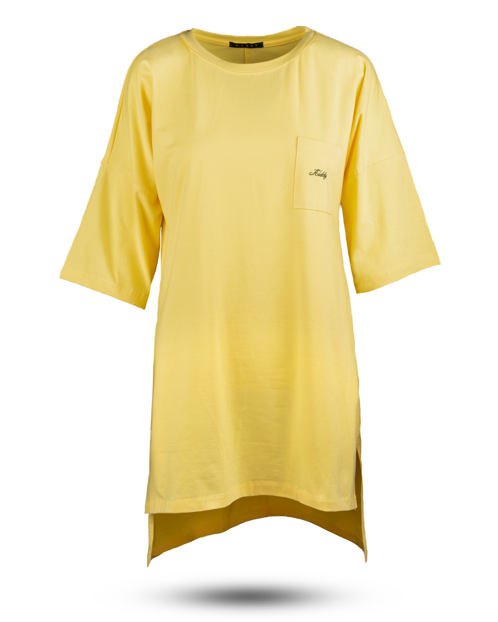 تونیک زنانه اورسایز 1334- لیمویی (1)