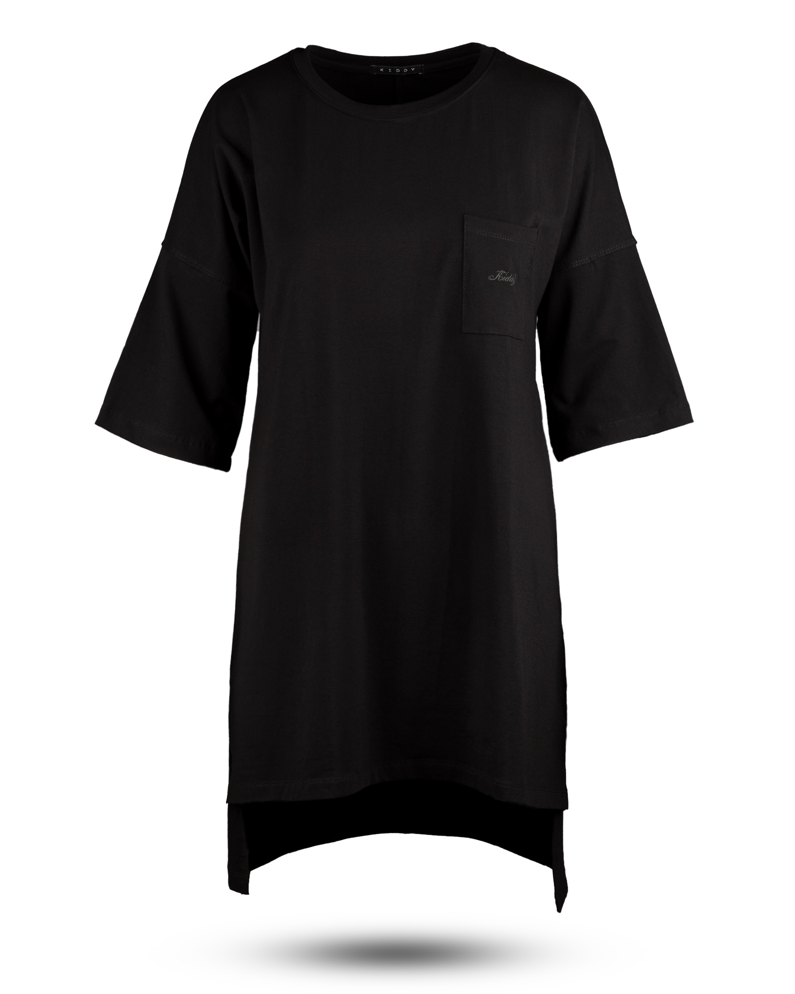 تونیک زنانه اورسایز 1334- مشکی (2)