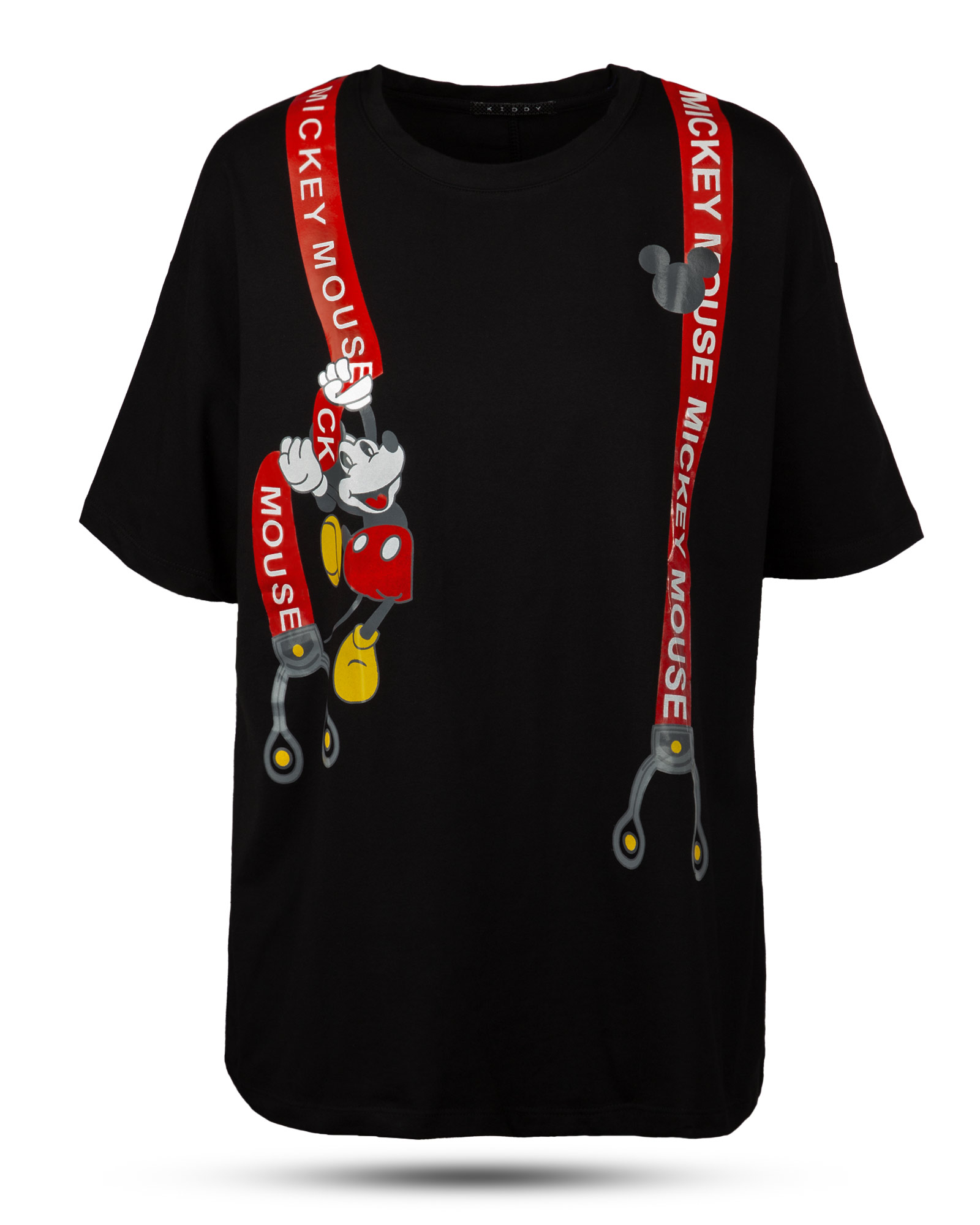 تیشرت زنانه 1293- مشکی- قرمز (1)