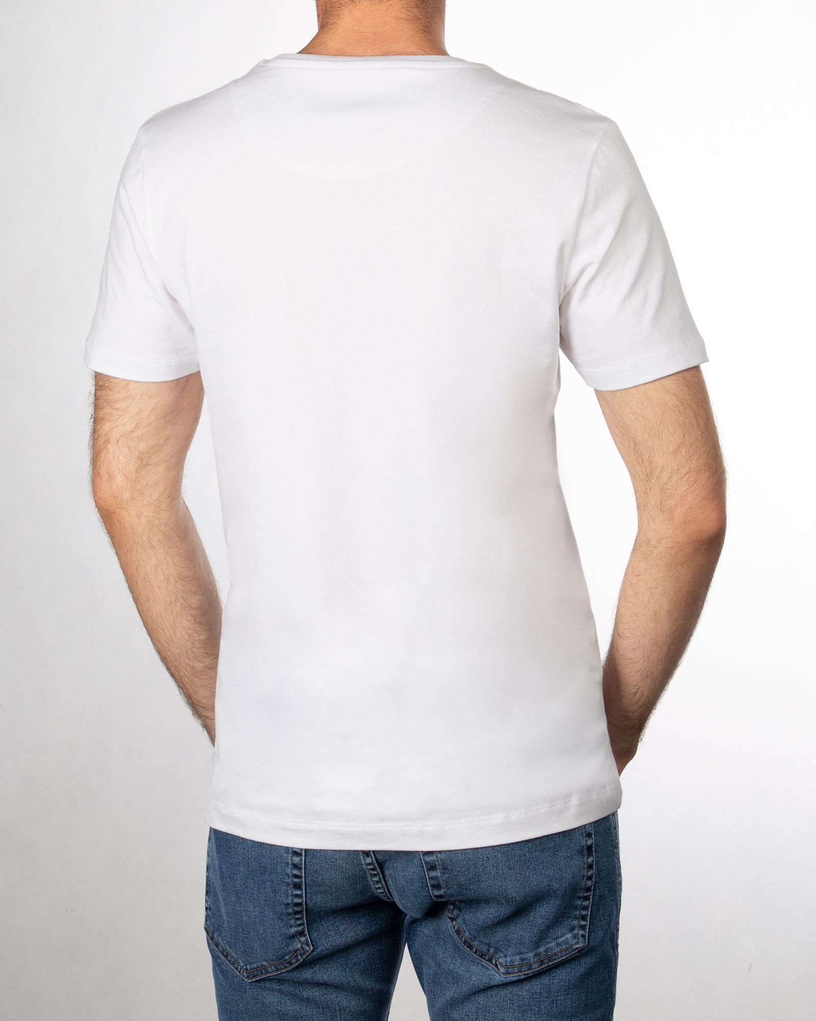 تیشرت مردانه R98-T7- سفید (4)