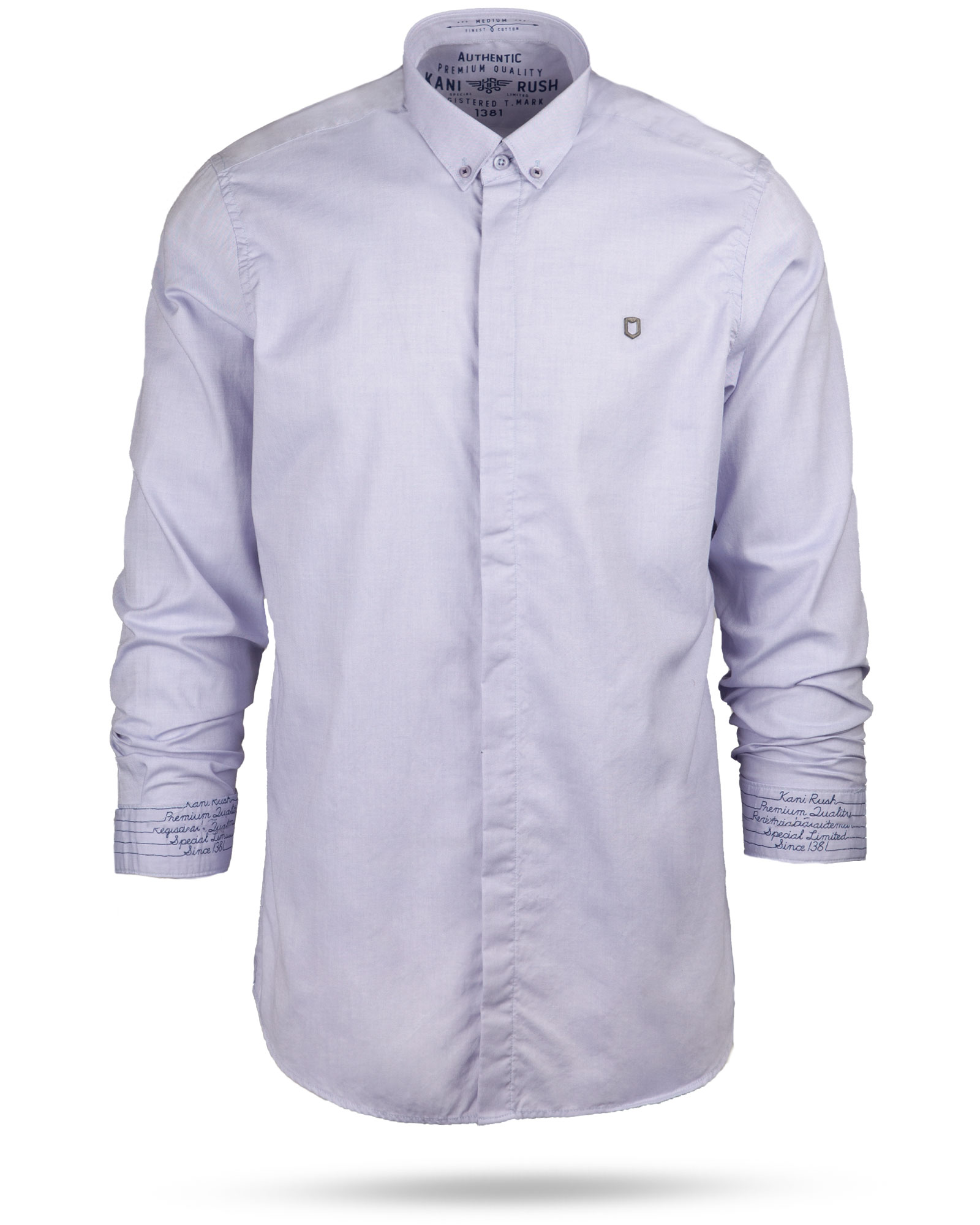 پیراهن مردانه 4401- نیلی (1)