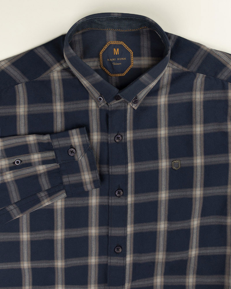 پیراهن مردانه چهارخانه 4408 (2)