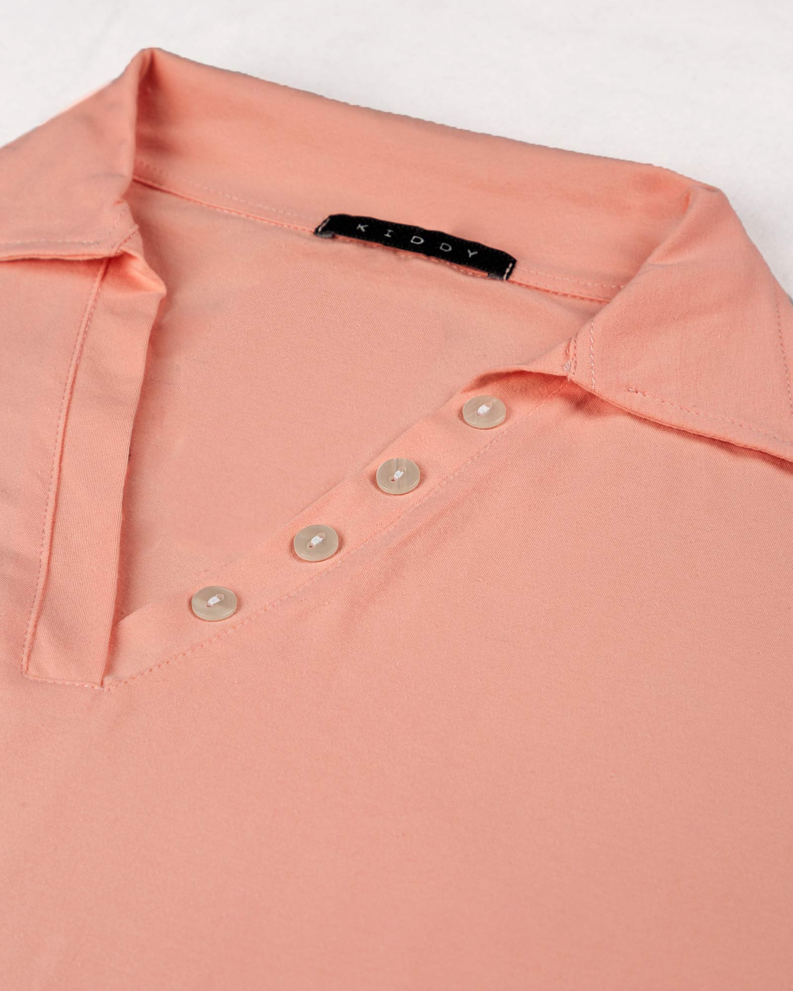 تیشرت زنانه بیسیک 1359- صورتی (5)