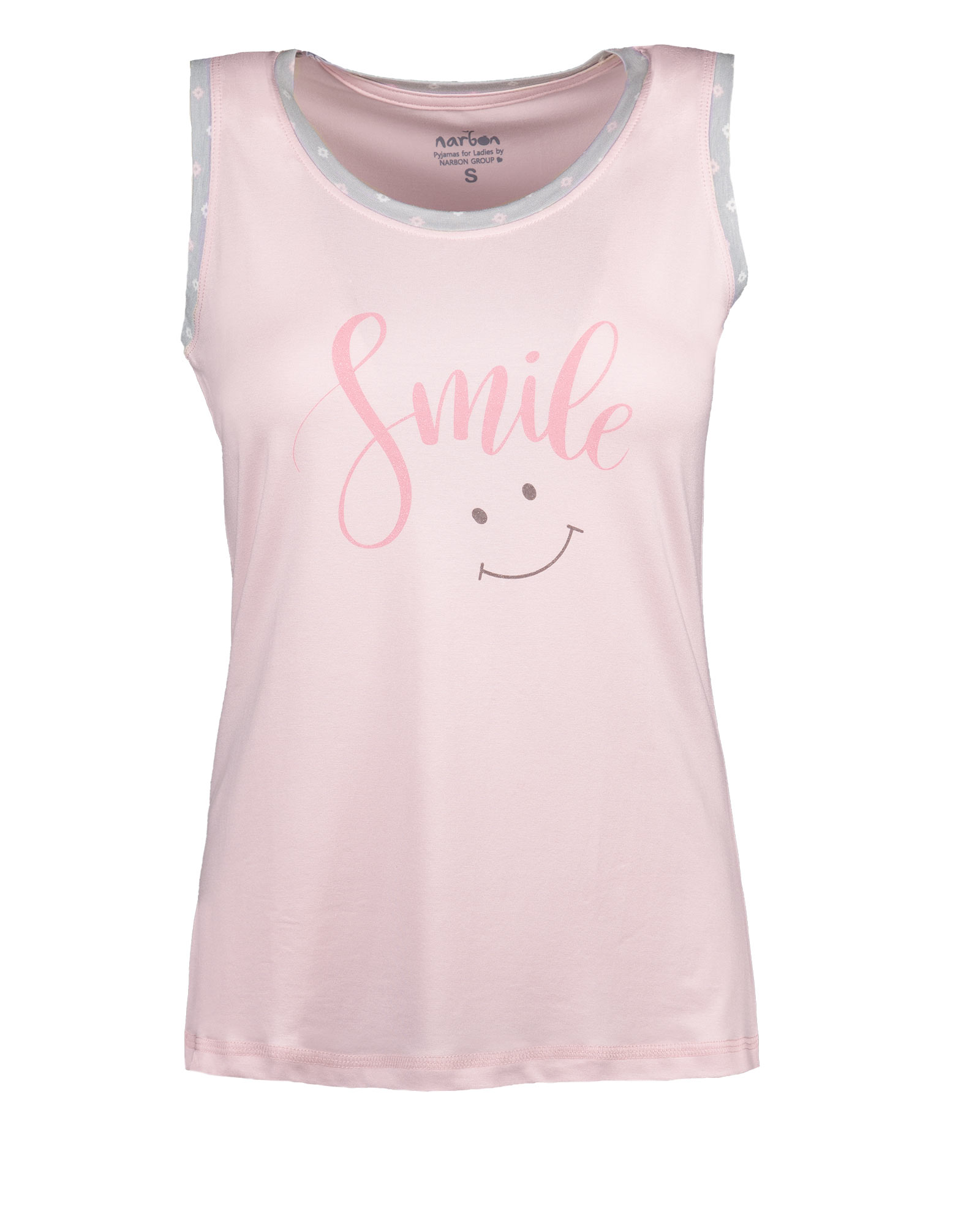 ست تاپ و شلوارک زنانه 0811- صورتی (3)