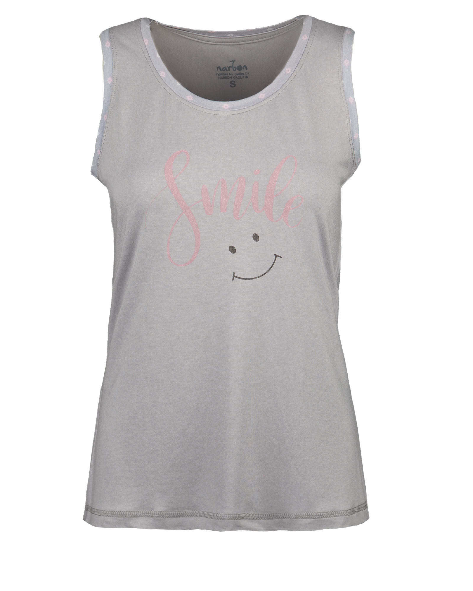 ست تاپ و شلوارک زنانه 0811- طوسی کمرنگ (4)