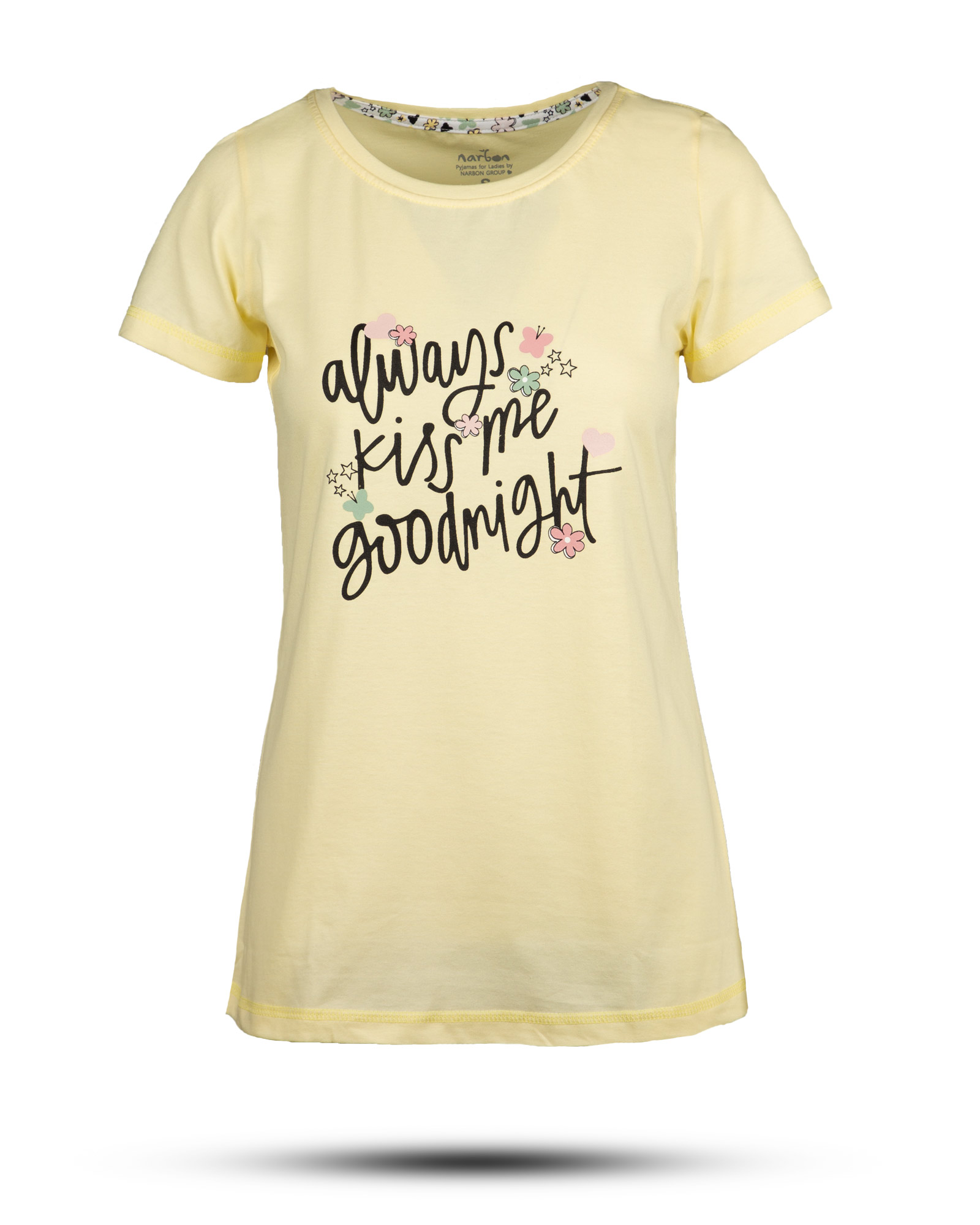 ست تیشرت و شلوار زنانه 0717- هلویی (1)