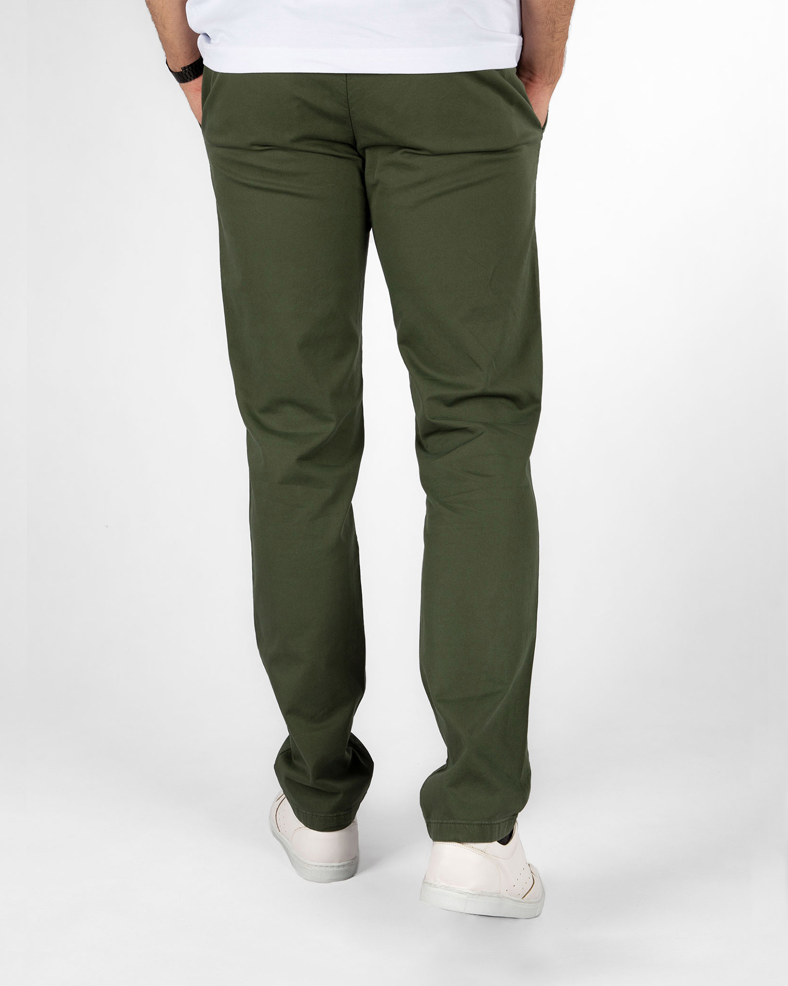 شلوار کتان مردانه VK0021- سبز تیره (3)