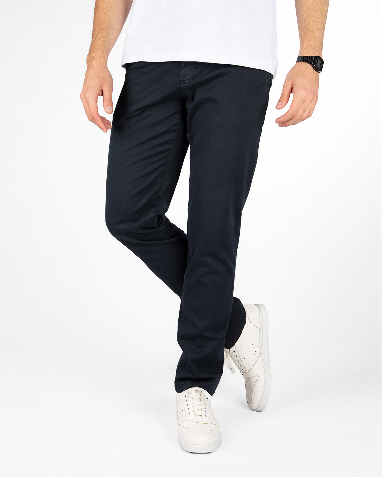 شلوار کتان مردانه VK0021- سرمه ای تیره (1)