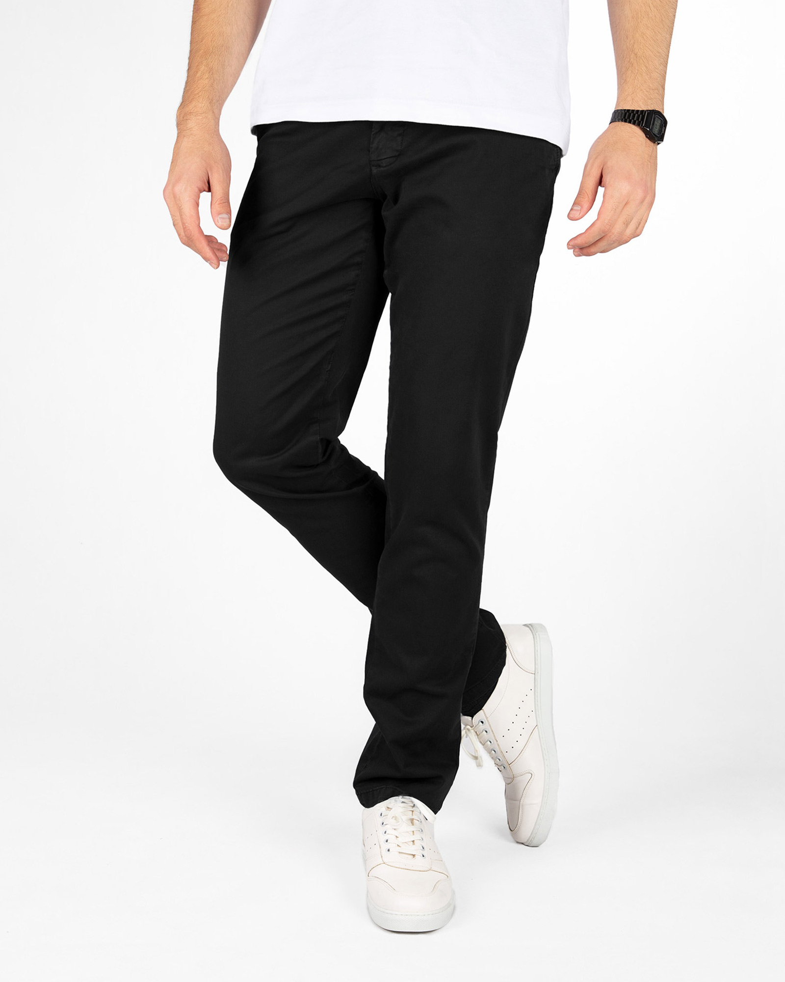 شلوار کتان مردانه VK0021- مشکی (1)