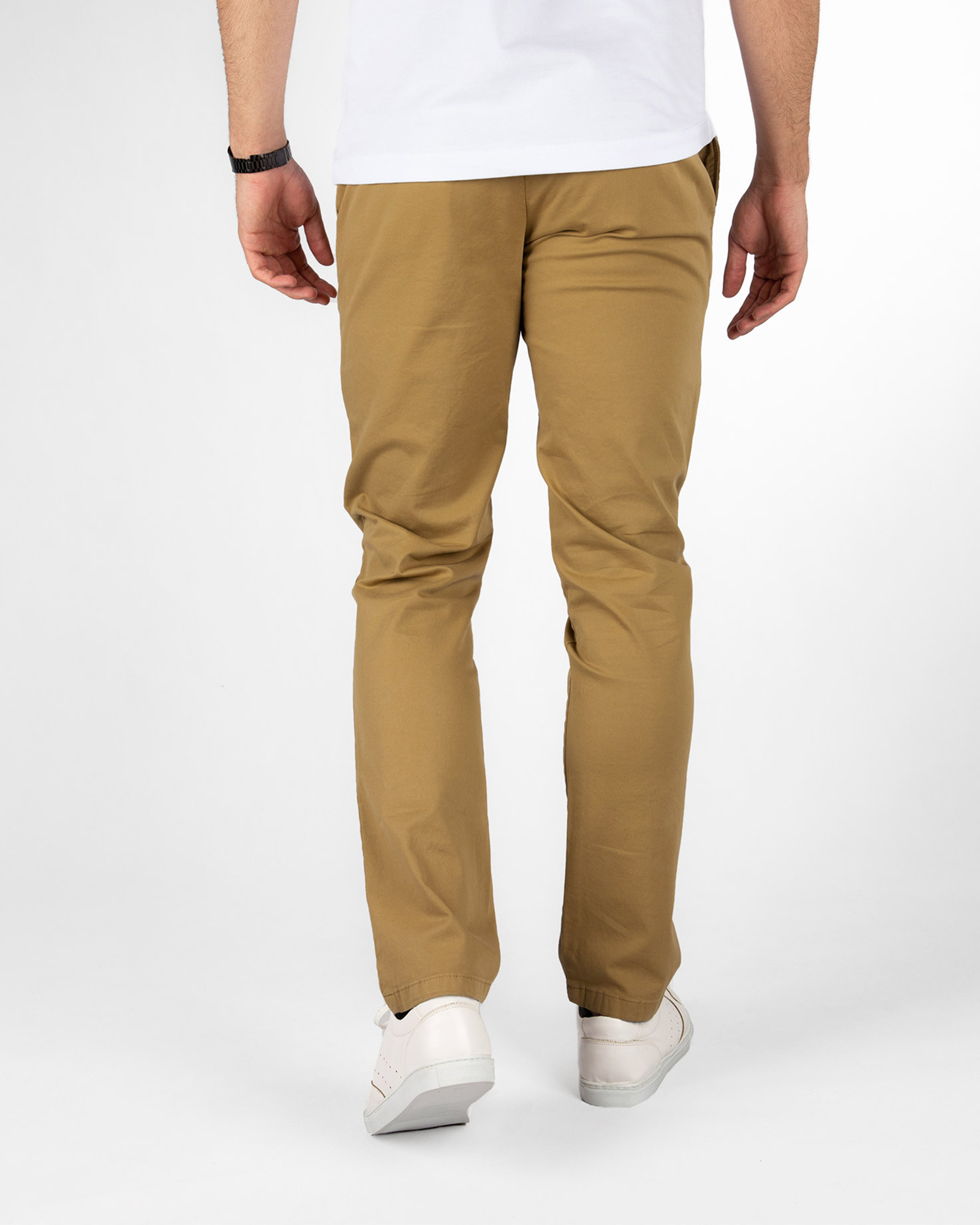 شلوار کتان مردانه VK0021- کرمی سیر (3)